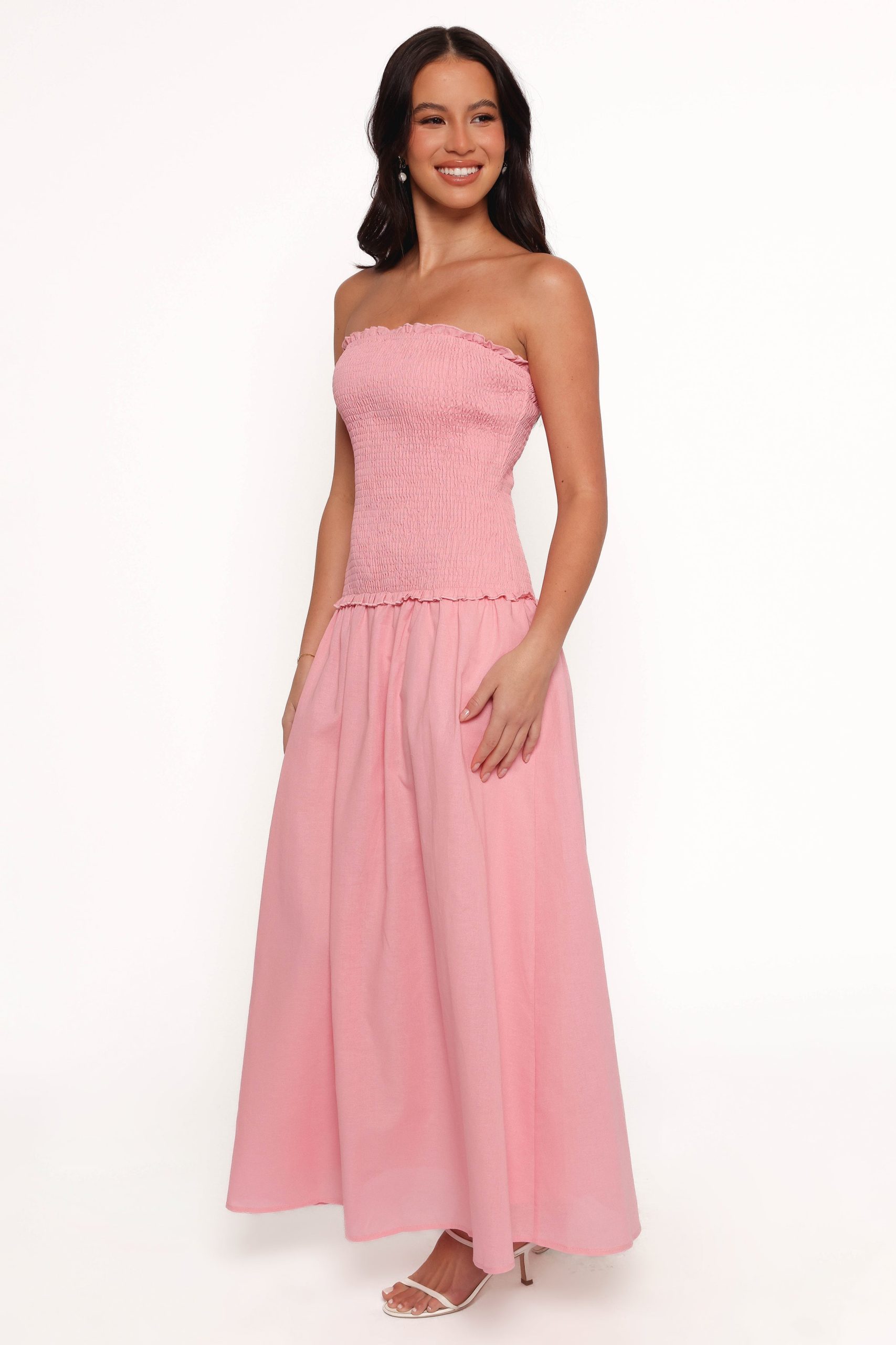 Bea Maxi Dress - Soft Pink - Image 4