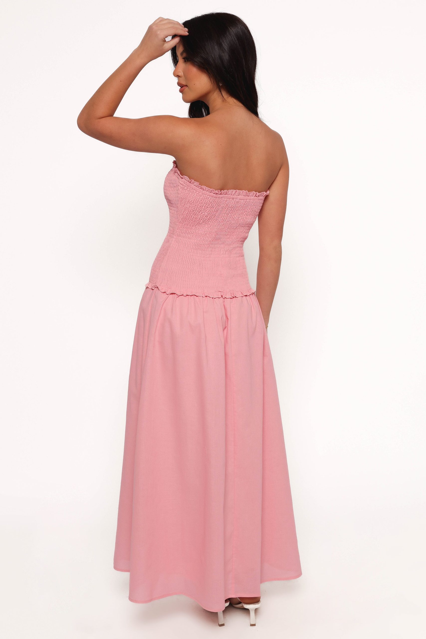 Bea Maxi Dress - Soft Pink - Image 5