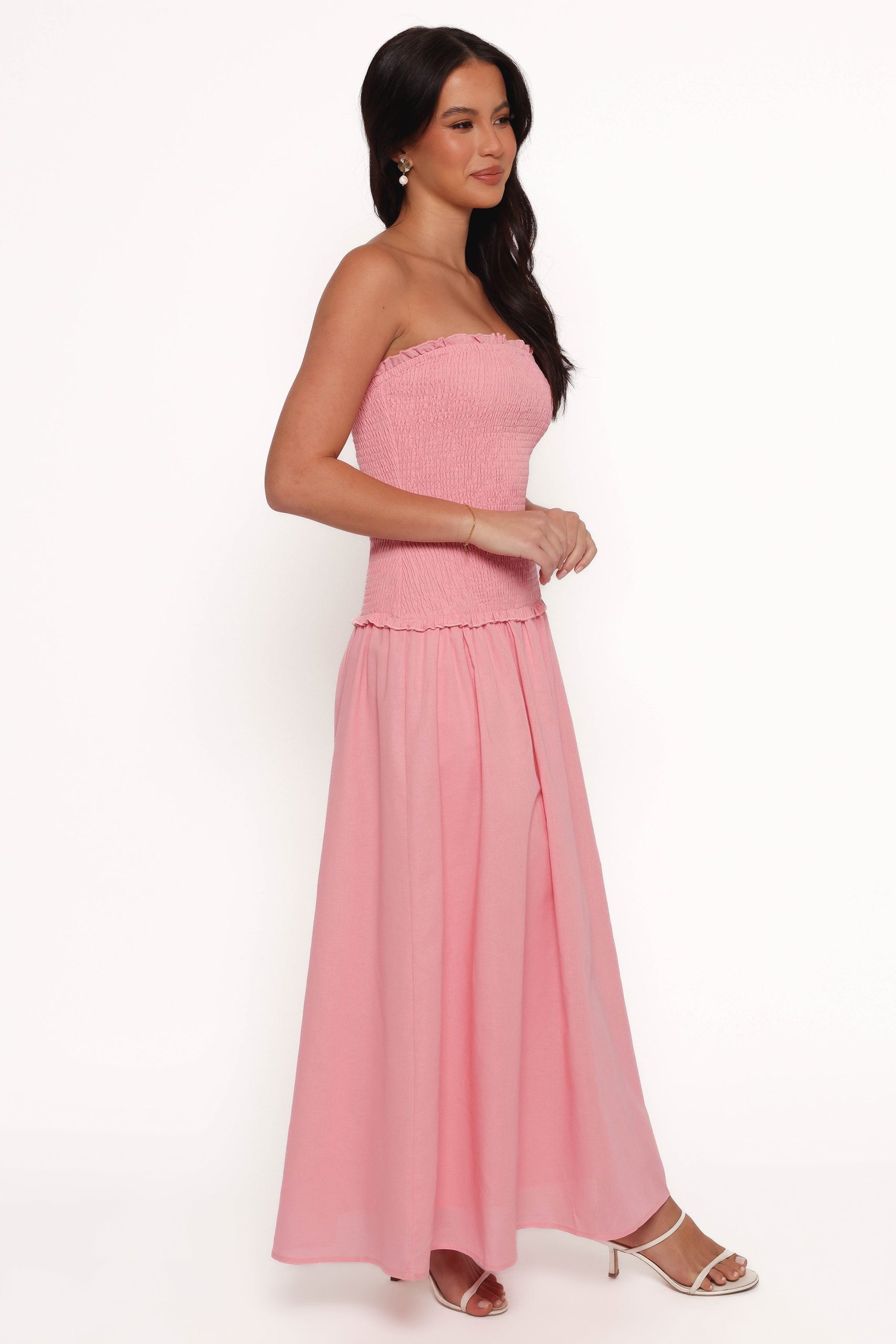 Bea Maxi Dress - Soft Pink - Image 6