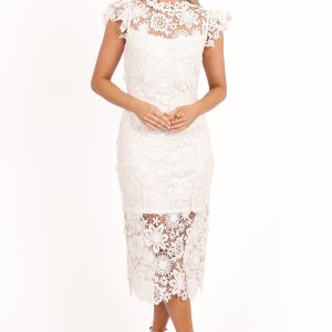 Becca Midi Dress - White