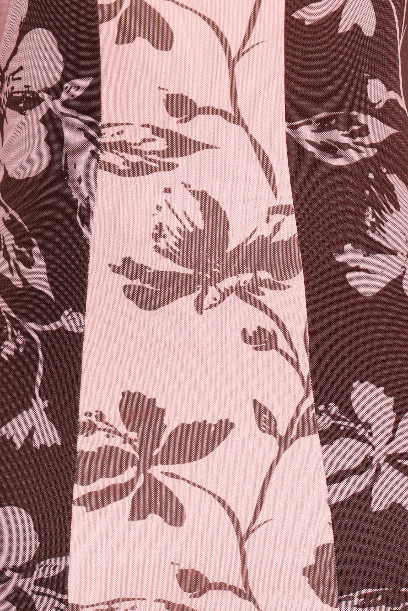 Bellatrix Spliced Maxi Dress - Pink Brown Floral - Image 6