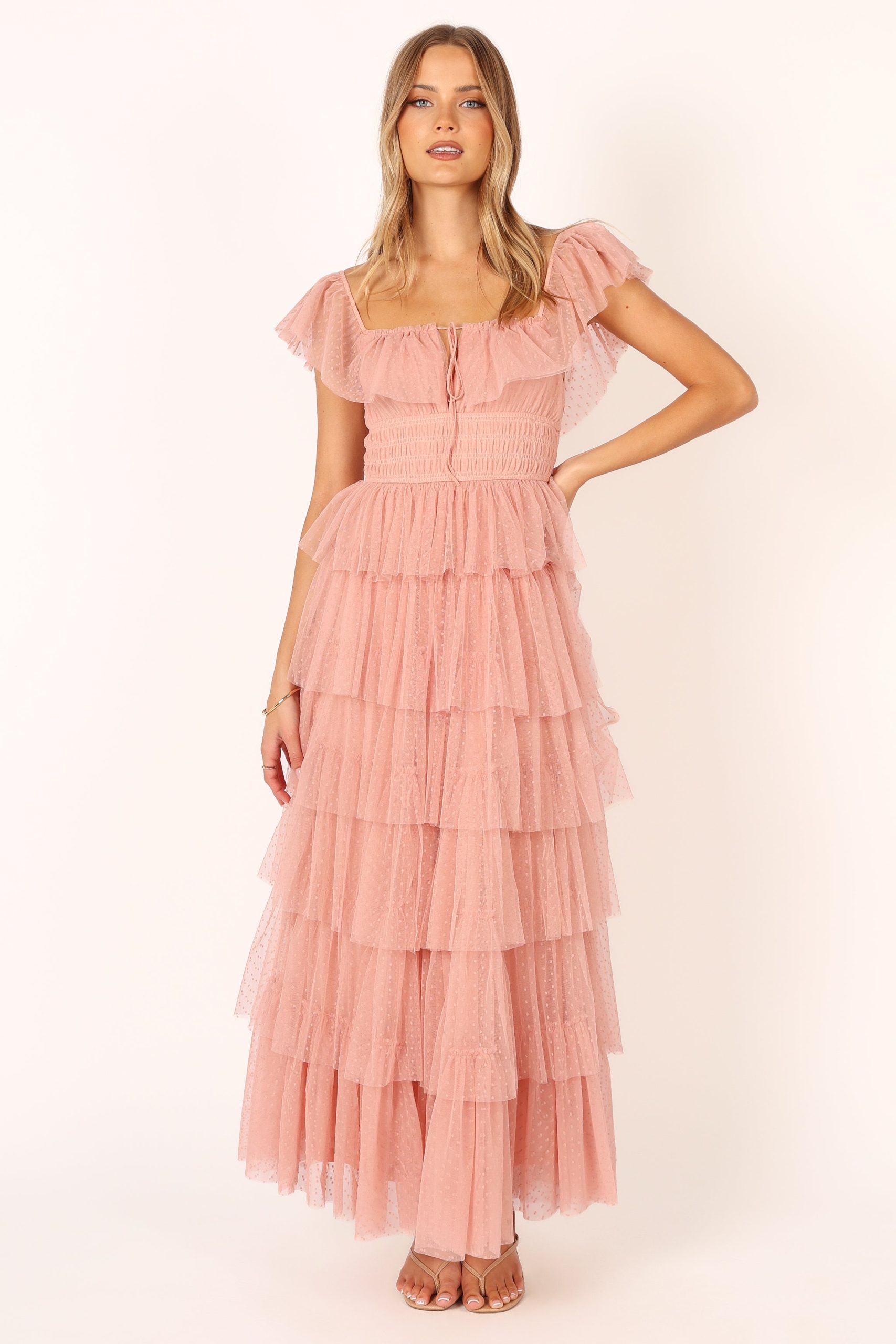Belle Maxi Dress - Blush - Image 9