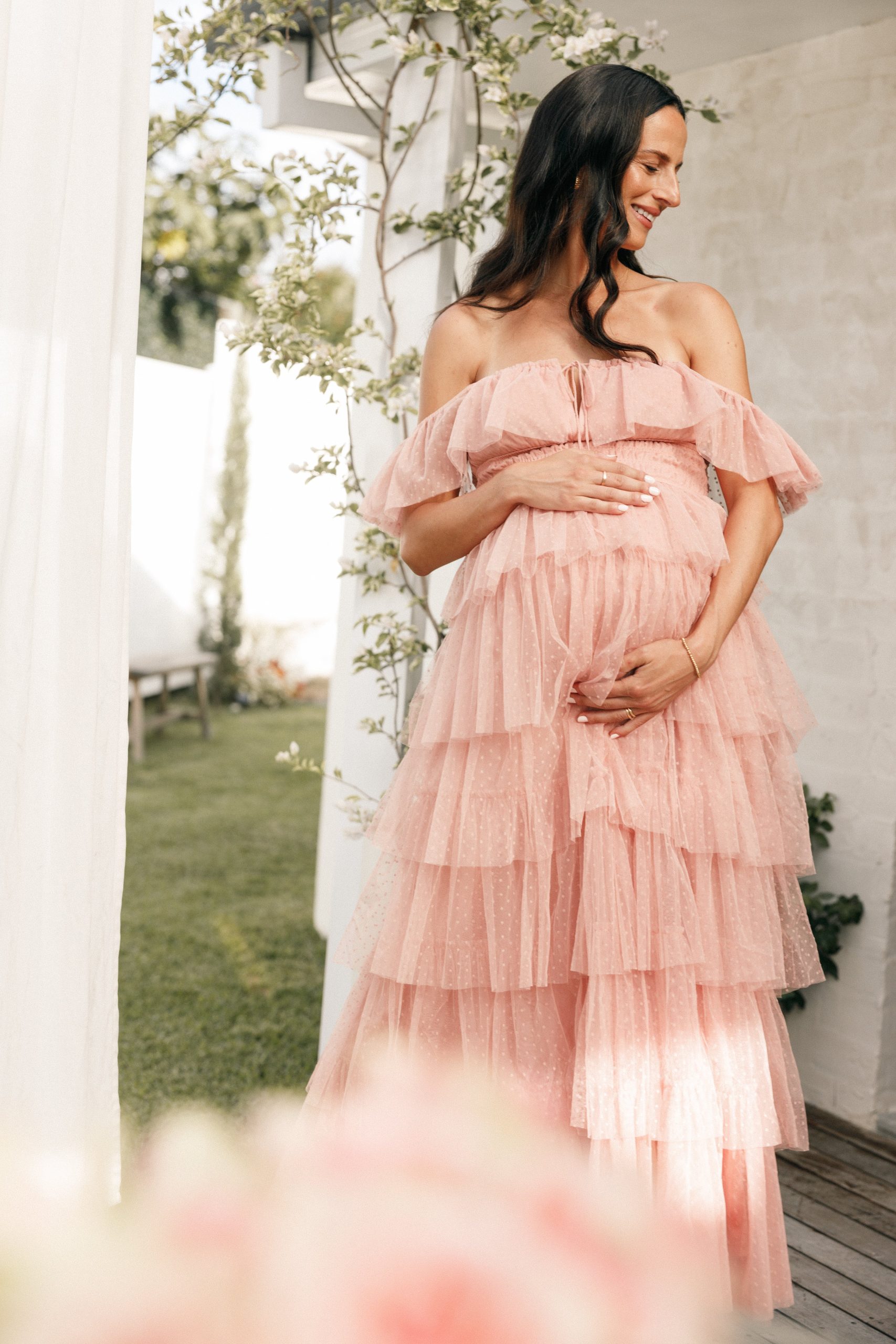 Belle Maxi Dress - Blush - Image 3