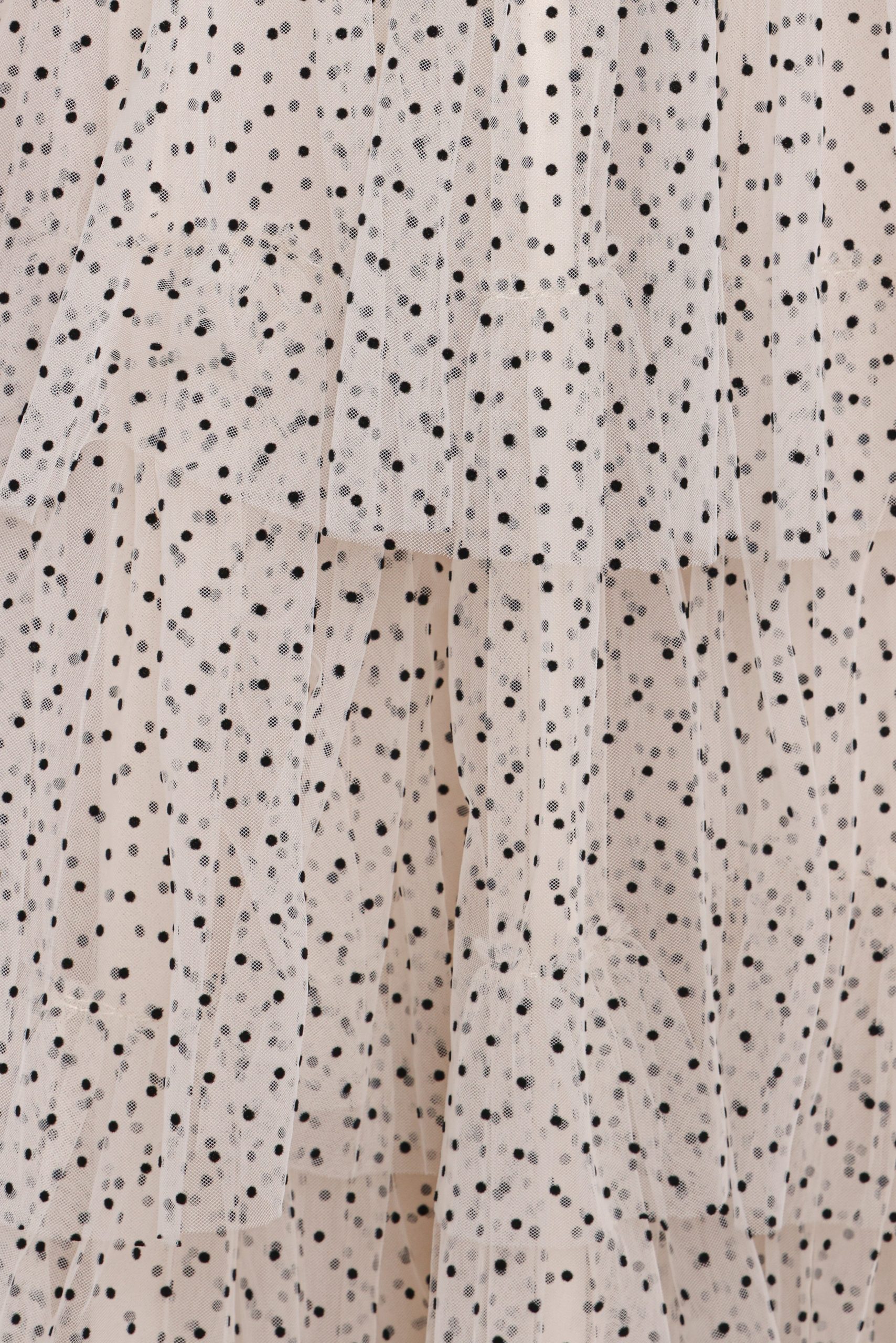 Belle Maxi Dress - Cream Polka Dot - Image 6