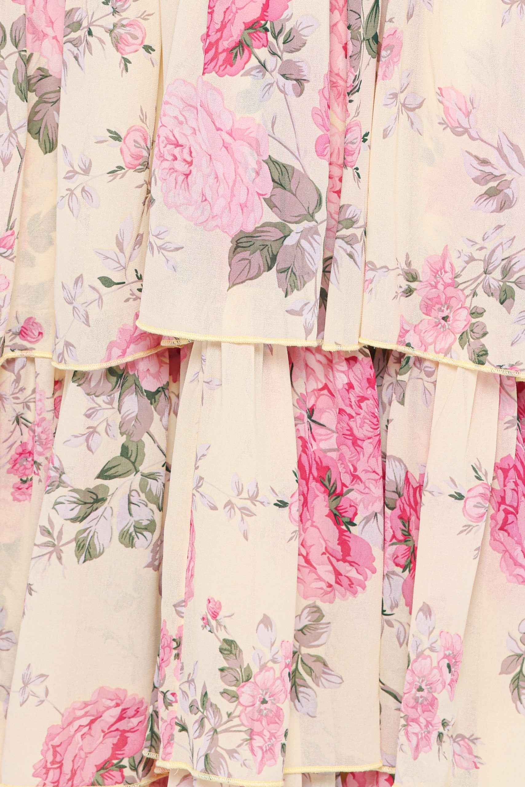 Belle Maxi Dress - Yellow Floral - Image 6