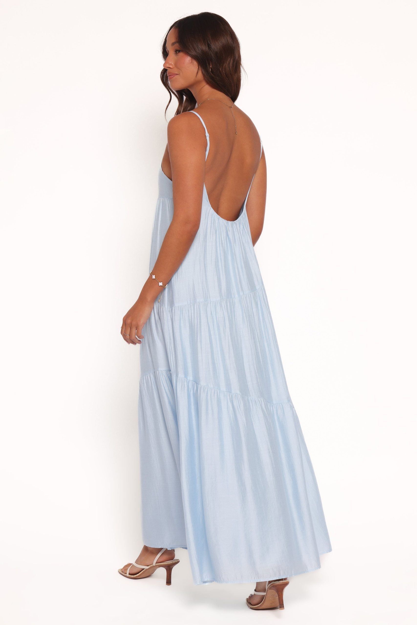 Bennie Midi Dress - Pale Blue - Image 4
