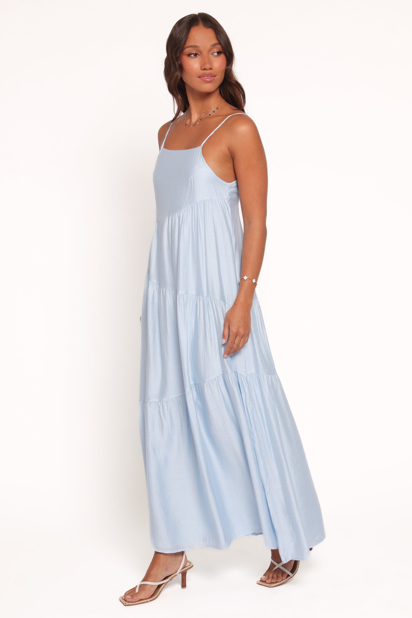 Bennie Midi Dress - Pale Blue - Image 3
