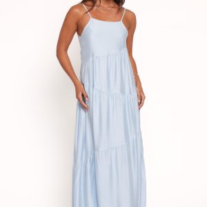 Bennie Midi Dress - Pale Blue