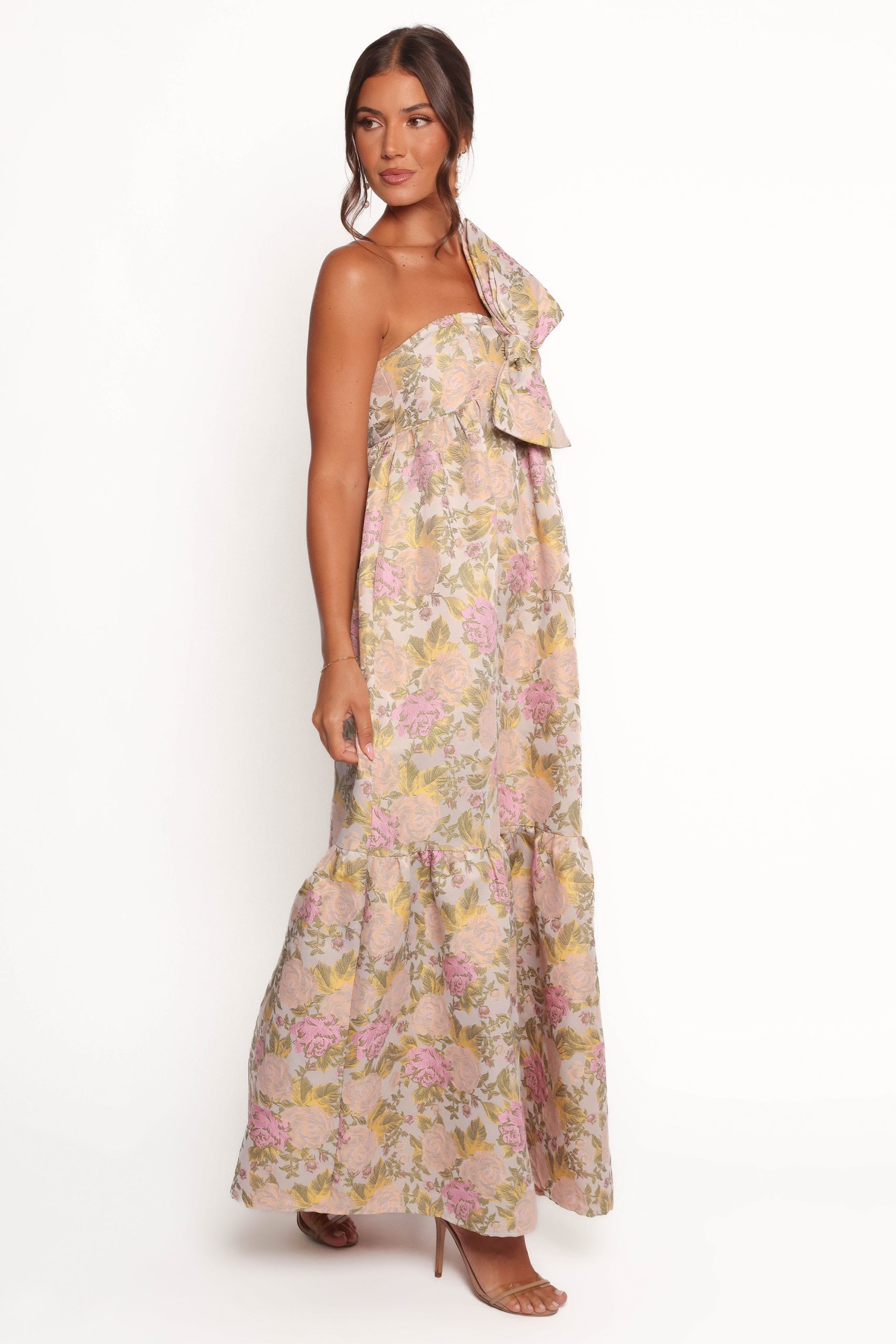 Betina Bow Front Maxi Dress - Multi Floral - Image 7