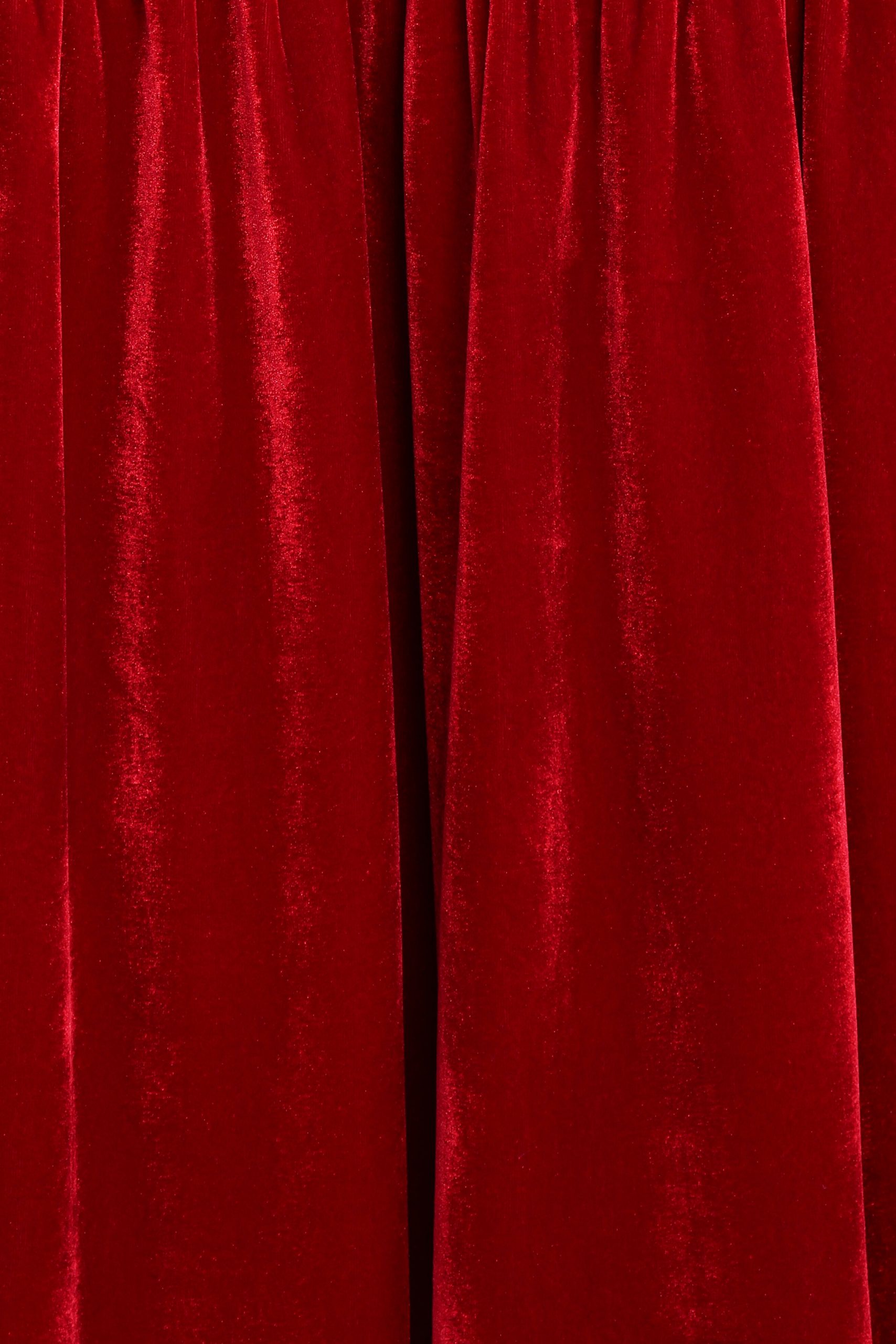 Betina Bow Front Maxi Dress - Red Velvet - Image 6