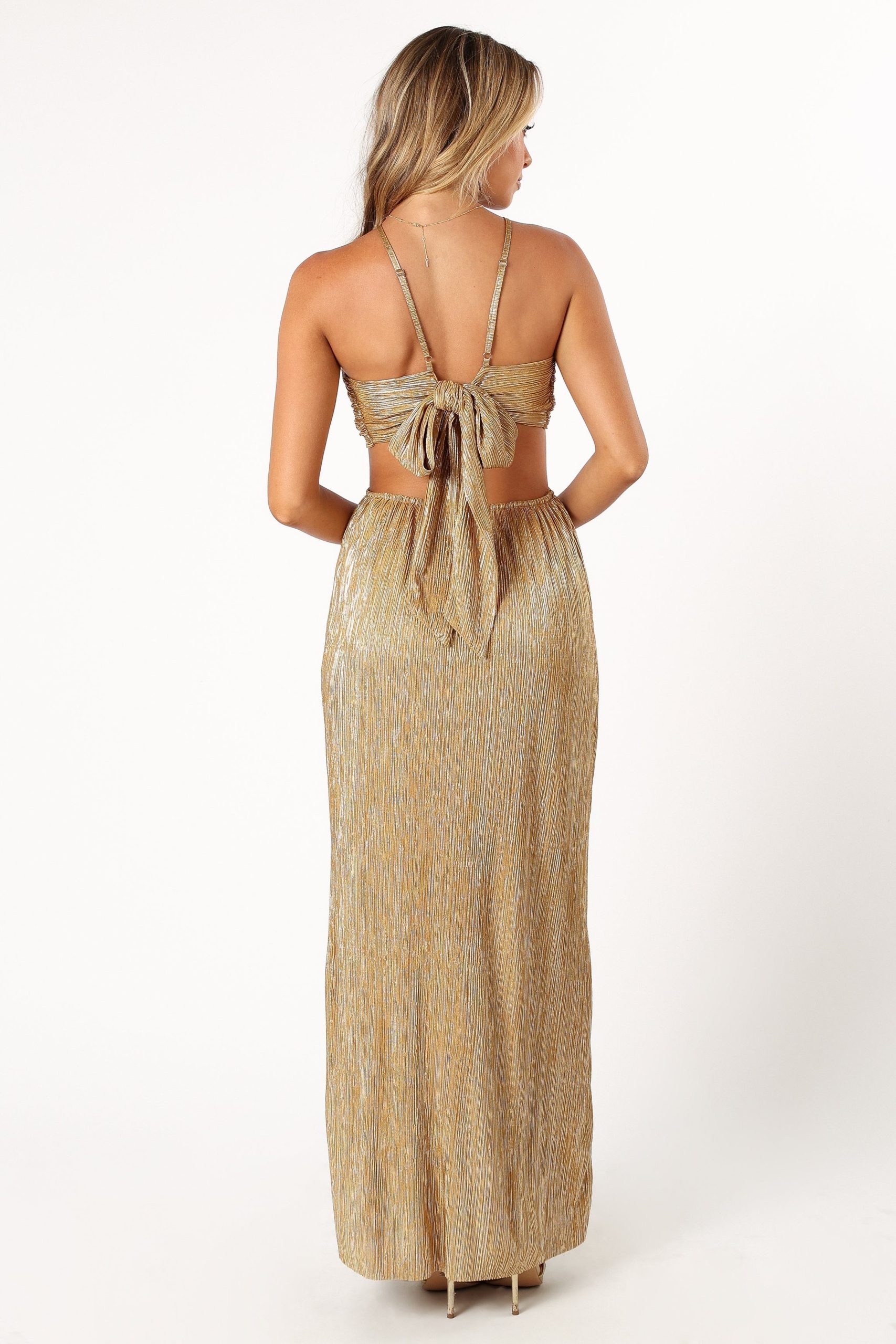 Beyz Midi Dress - Gold - Image 3