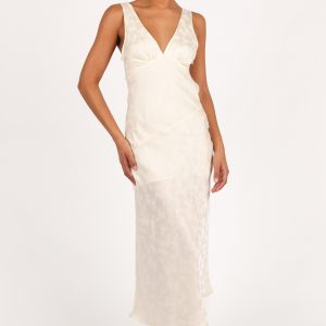 Billie Midi Dress - Ivory