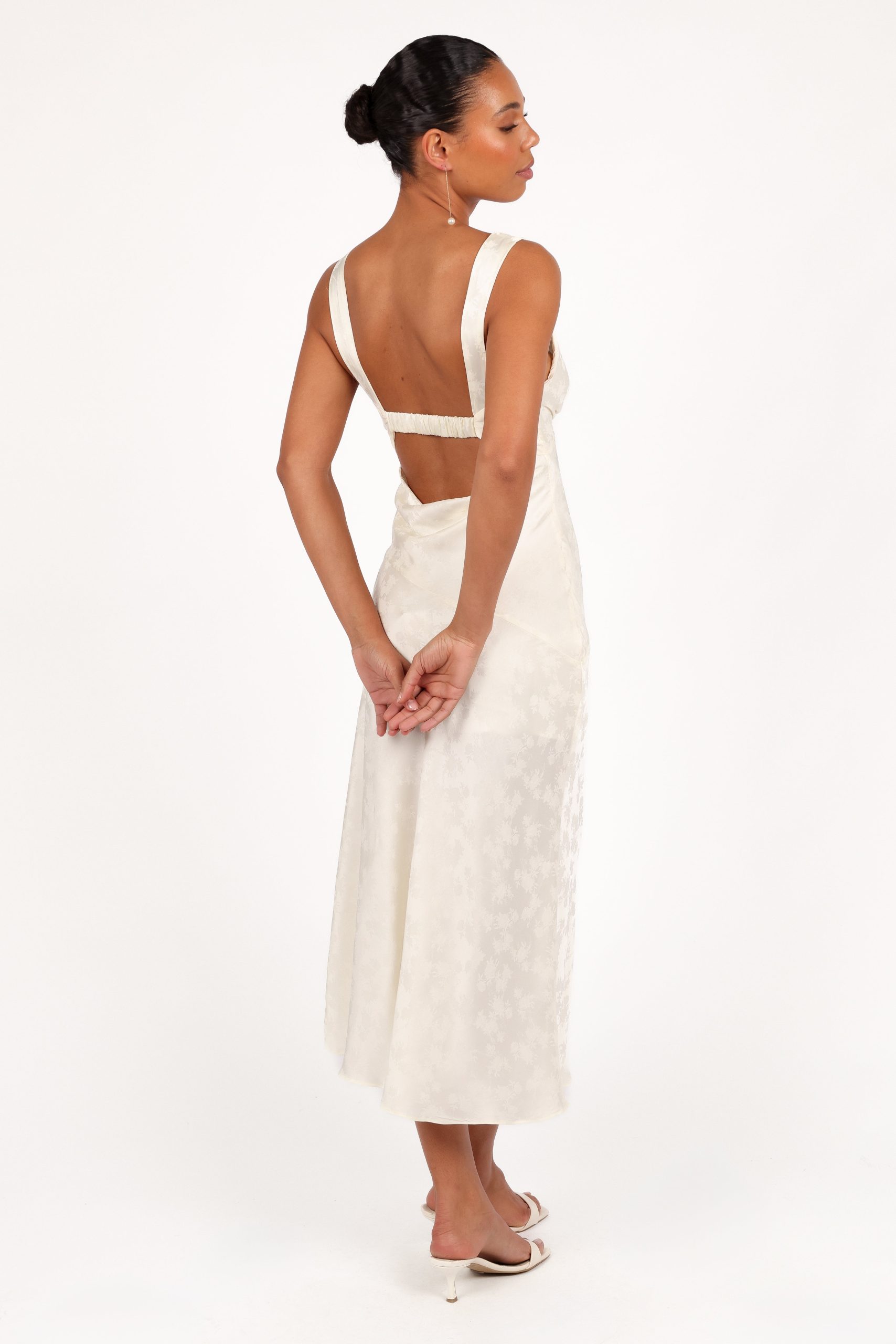 Billie Midi Dress - Ivory - Image 4
