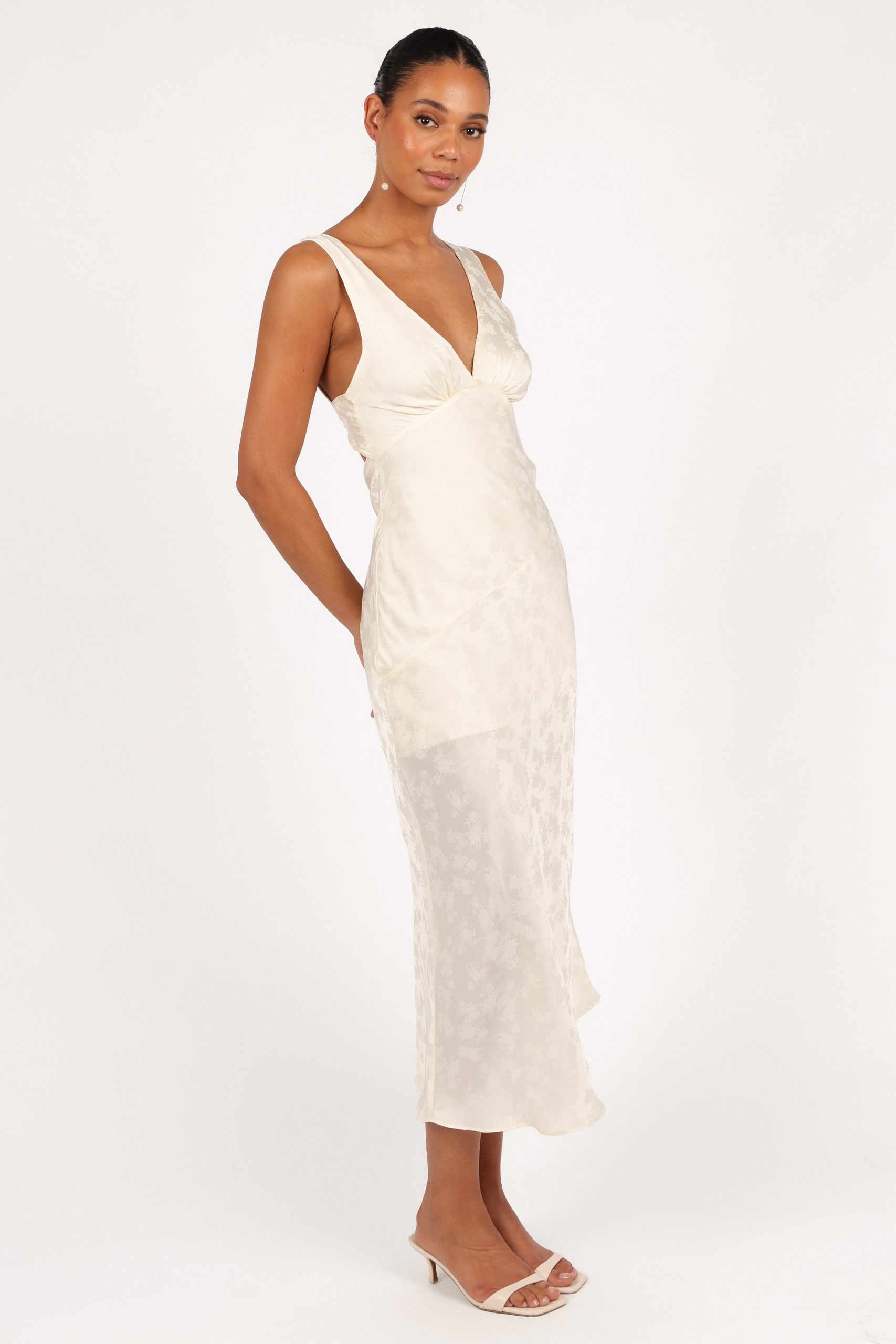 Billie Midi Dress - Ivory - Image 6