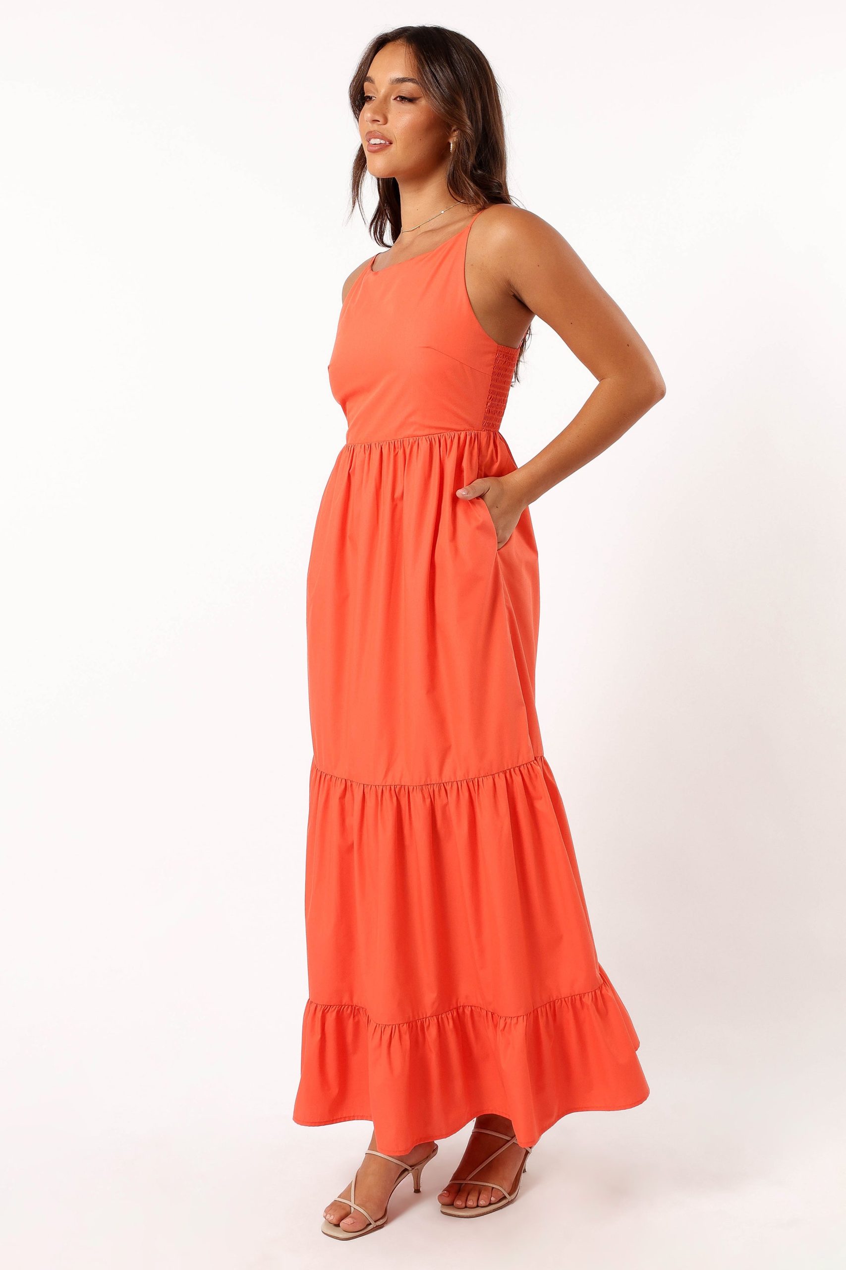 Blakely Maxi Dress - Orange - Image 5