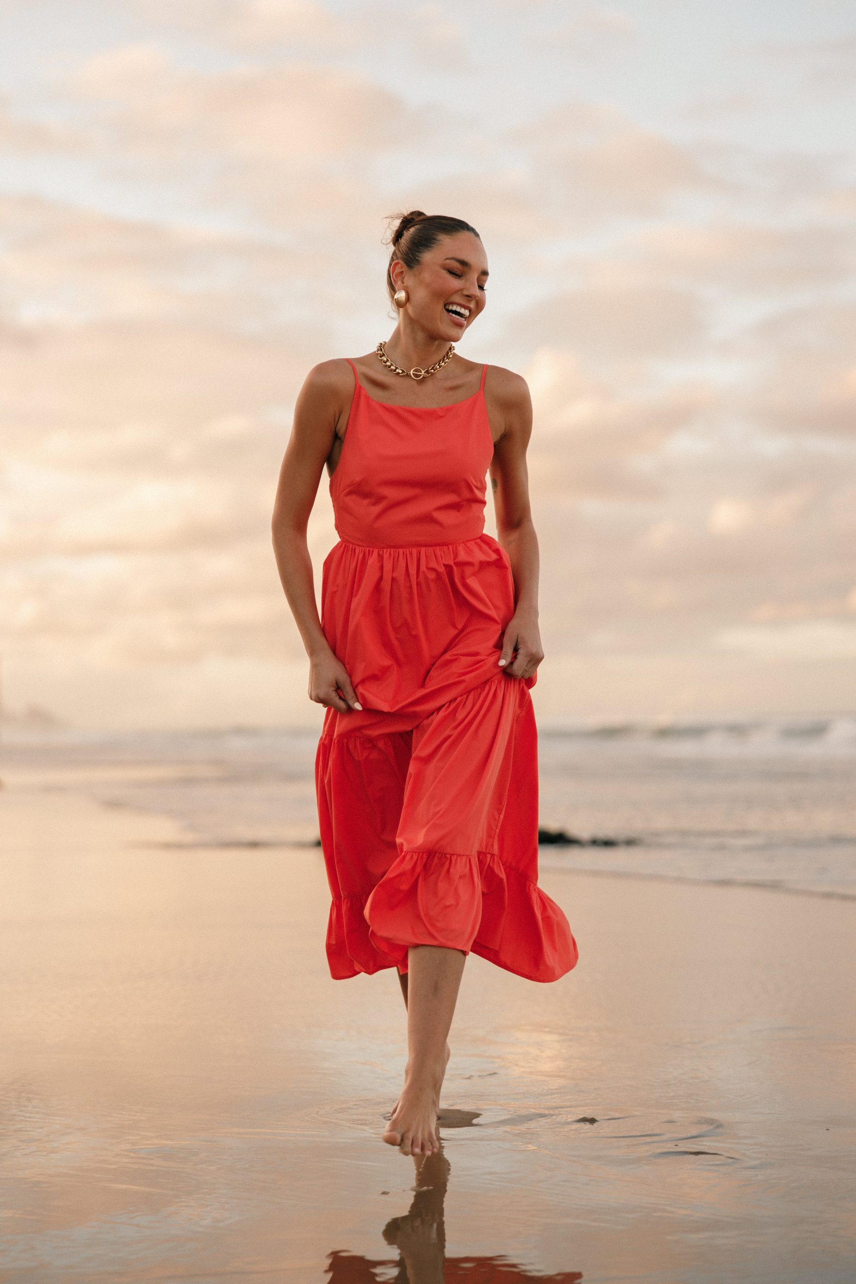 Blakely Maxi Dress - Orange - Image 2