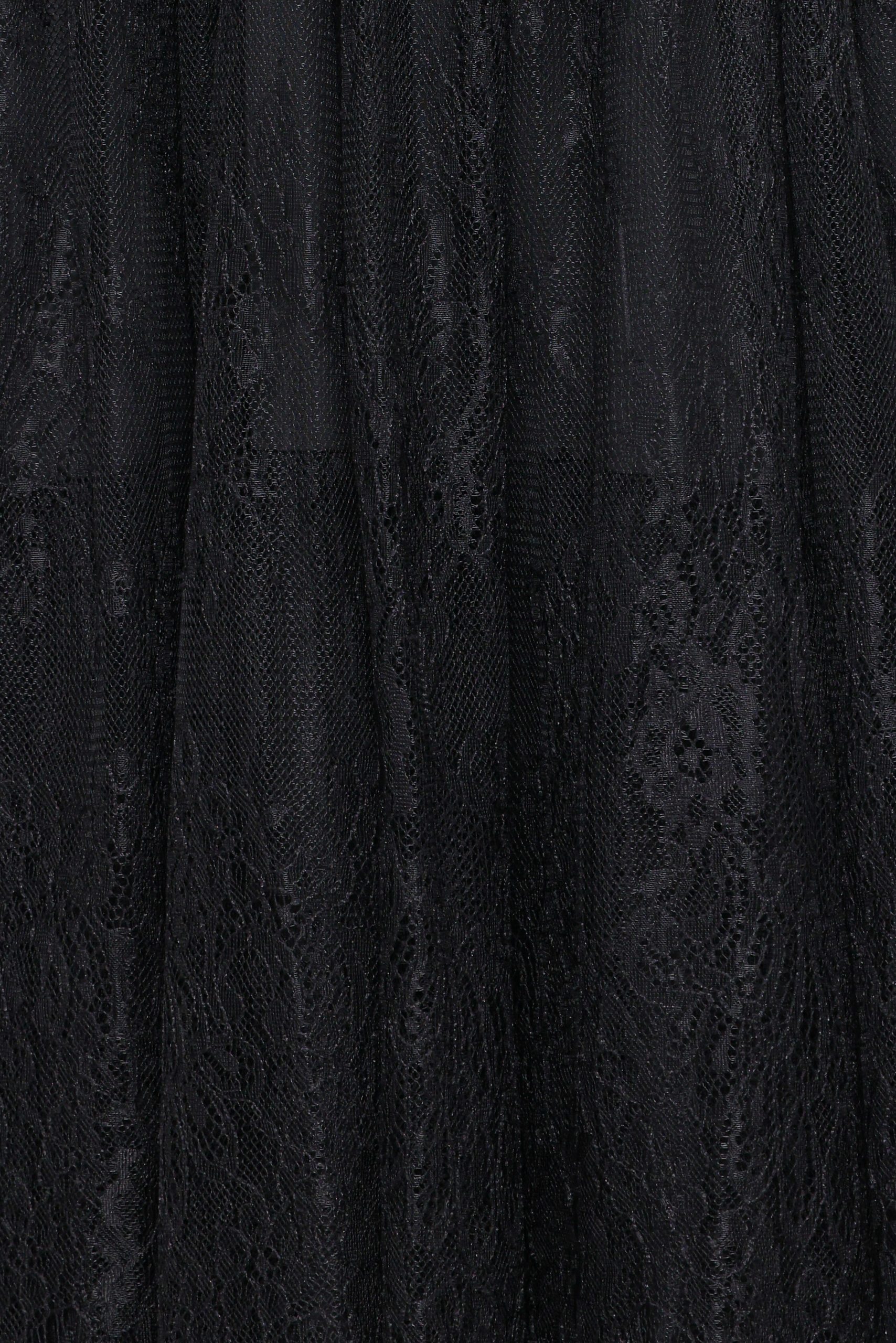 Bloom Strapless Maxi Dress - Black Lace - Image 6