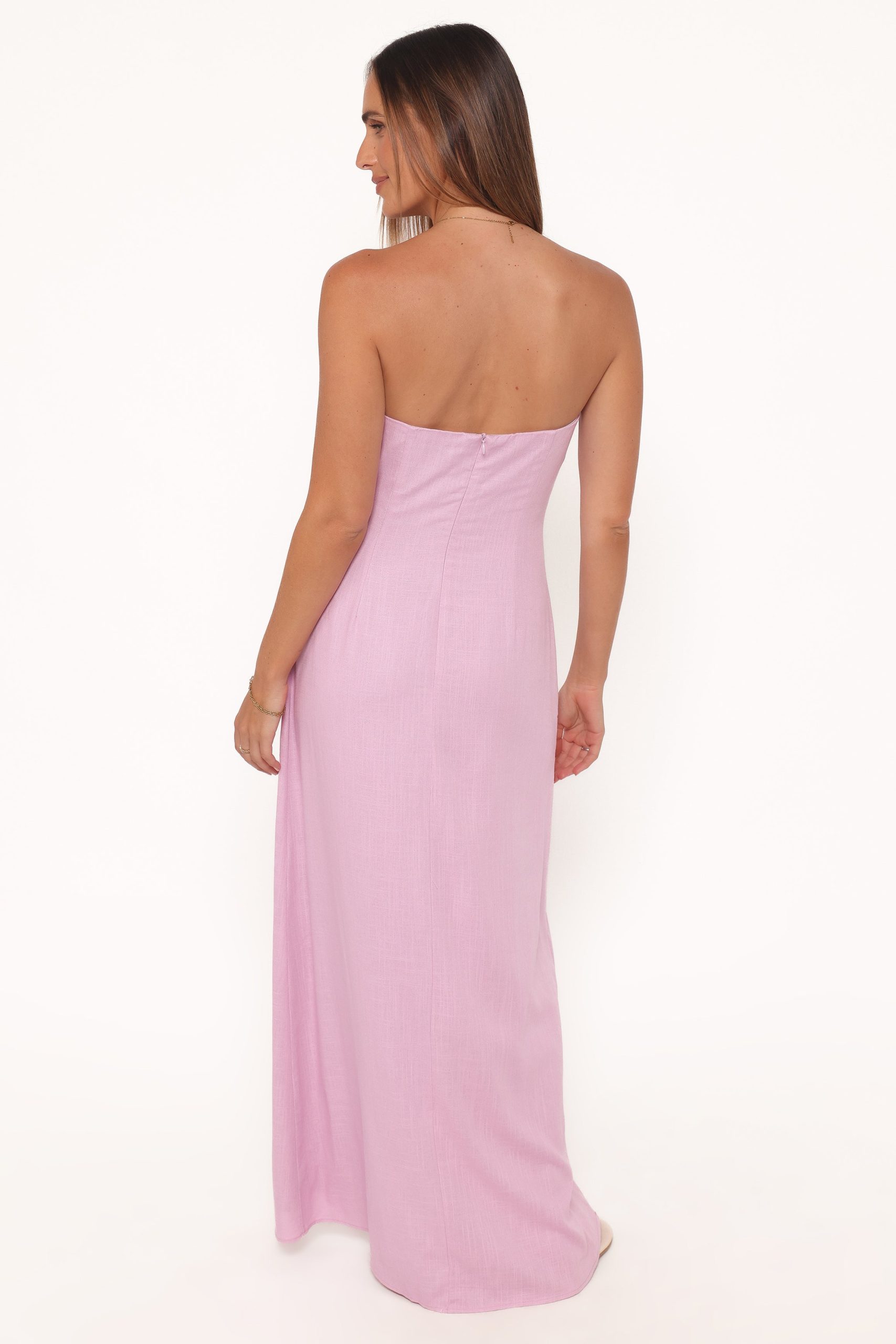 Bolton Strapless Maxi Dress - Lavender - Image 4