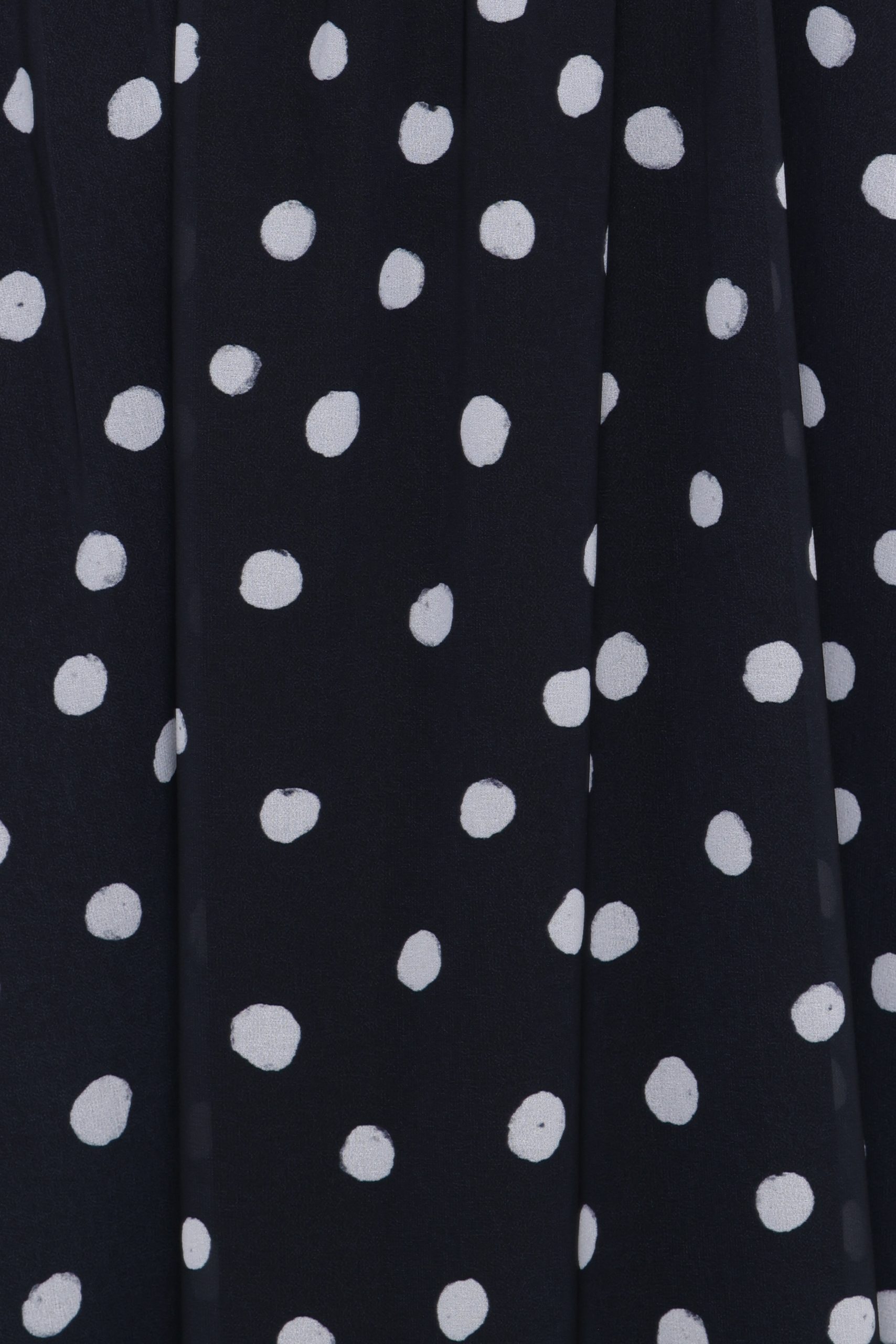 Boston Strapless Maxi Dress - Black Polka Dot - Image 6