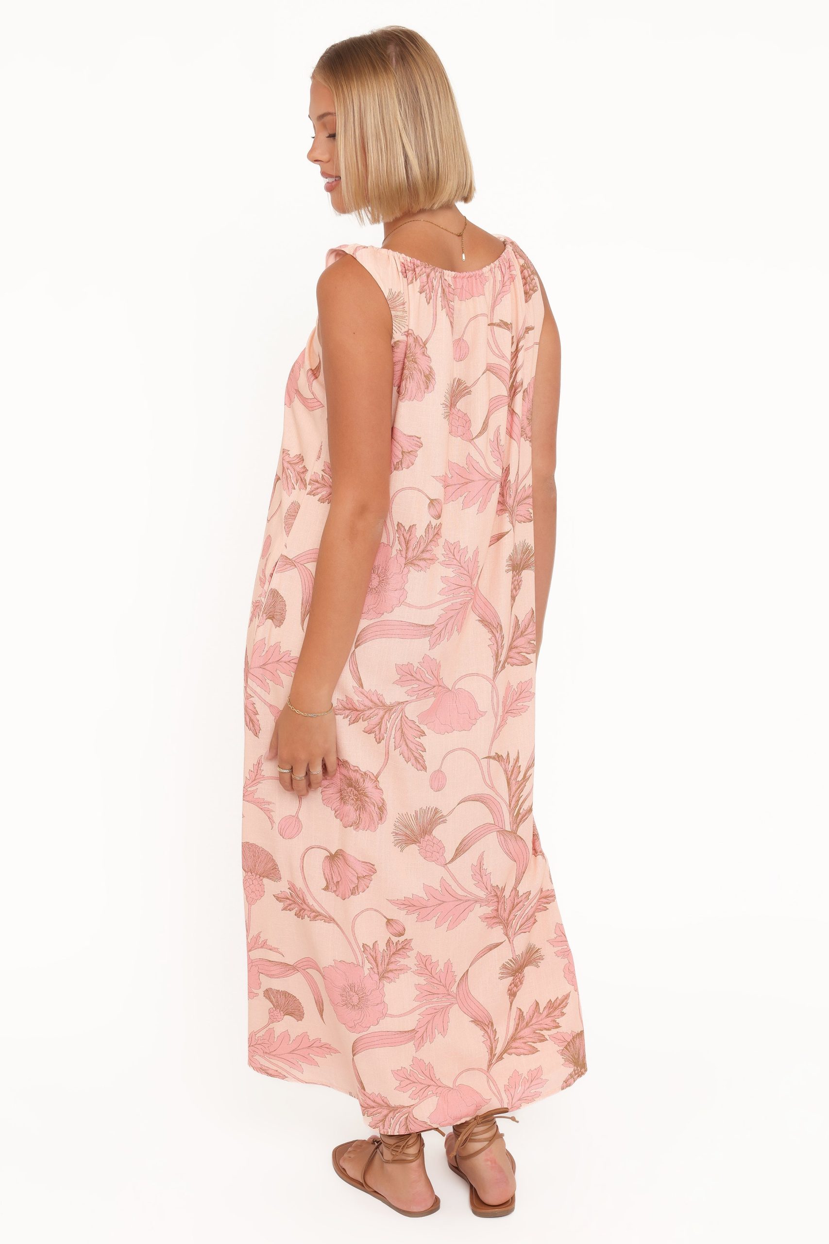Bowman Maxi Dress - Pink Floral - Image 5