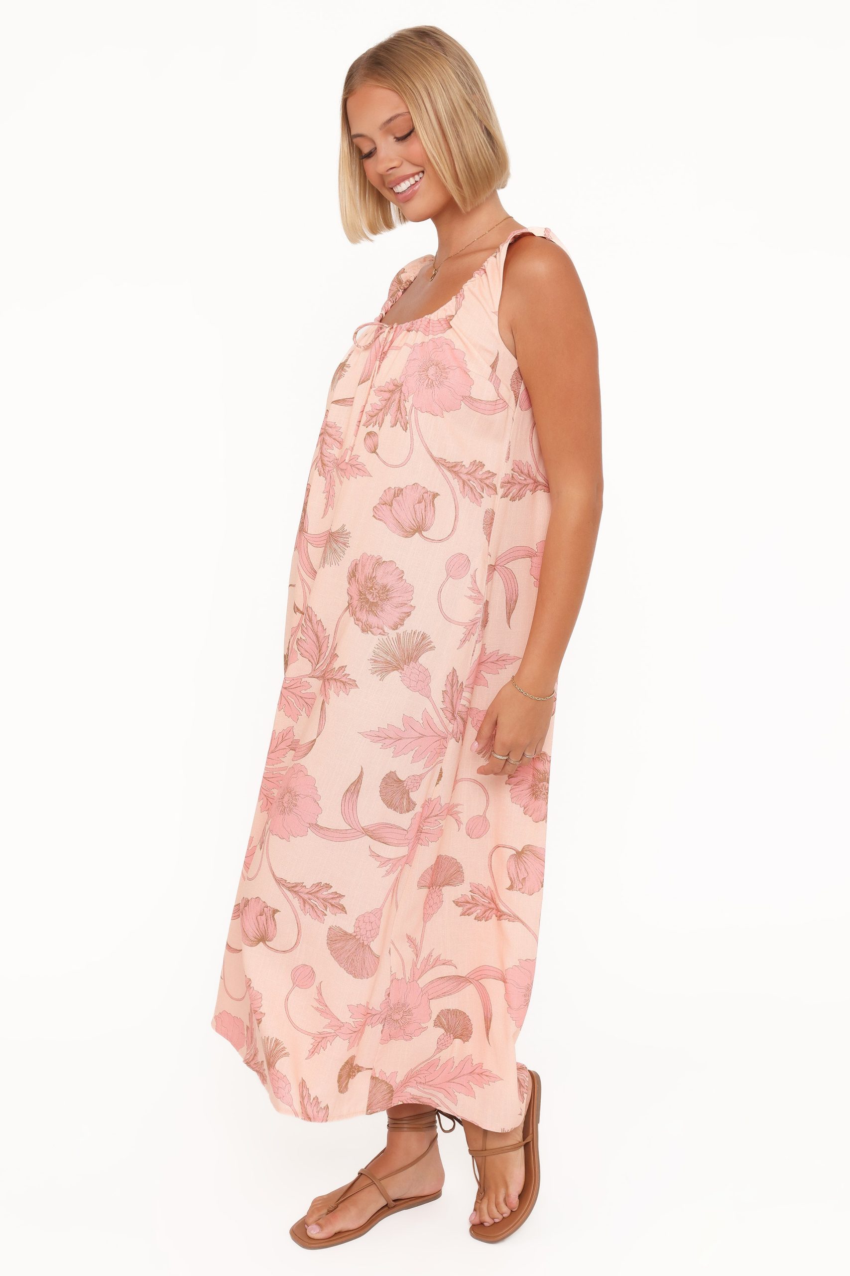 Bowman Maxi Dress - Pink Floral - Image 4
