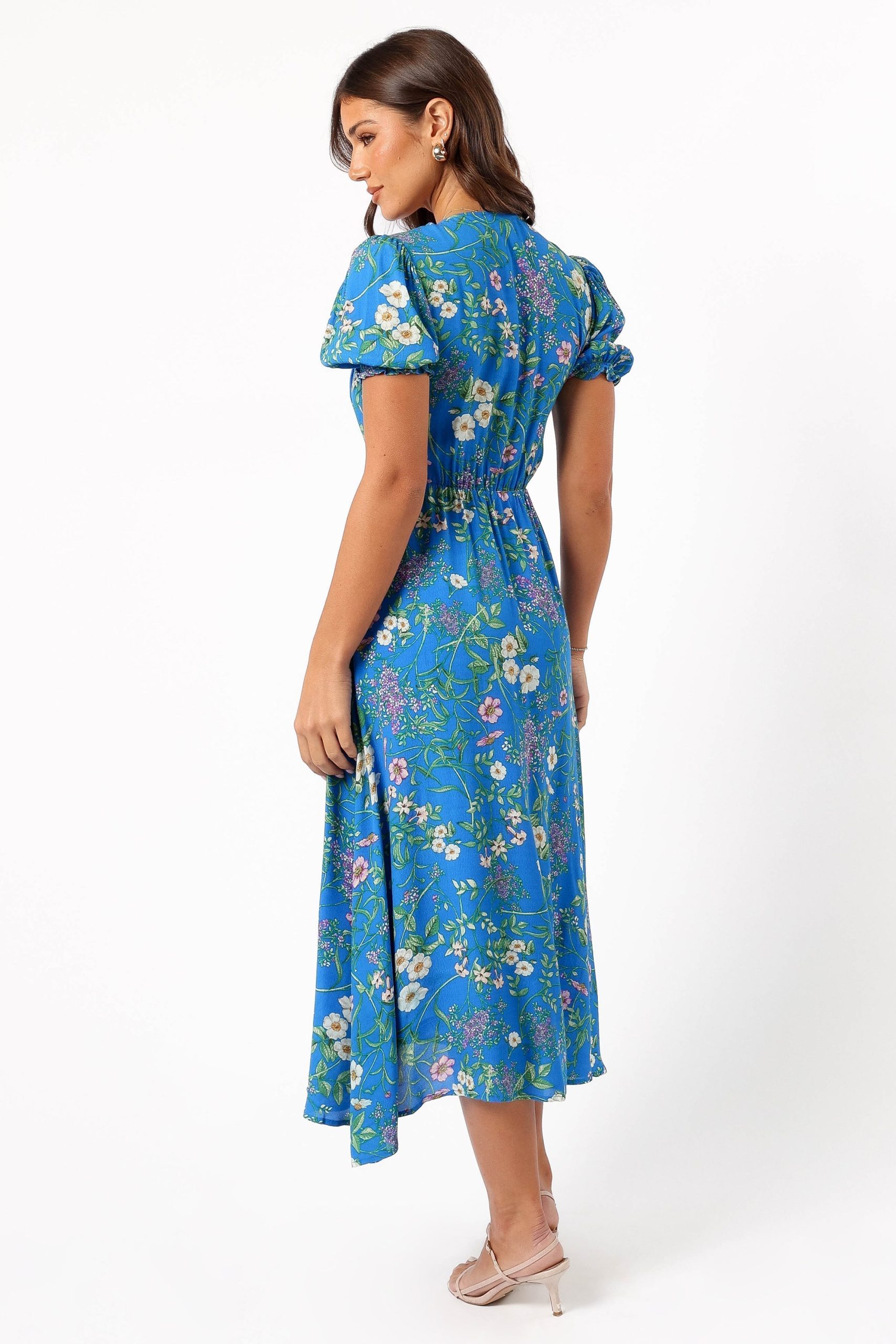 Brax Floral Dress - Blue Ivy - Image 6