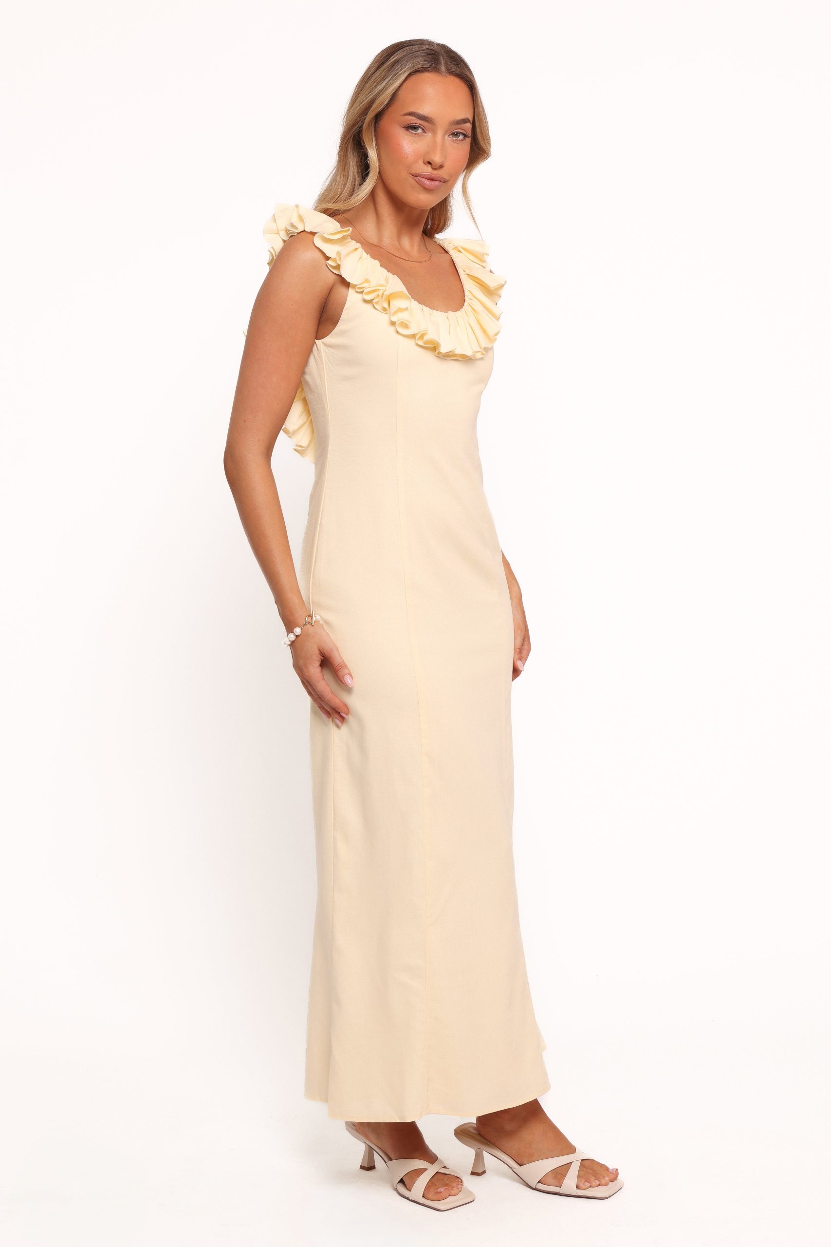 Brienne Maxi Dress - Butter Yellow - Image 3