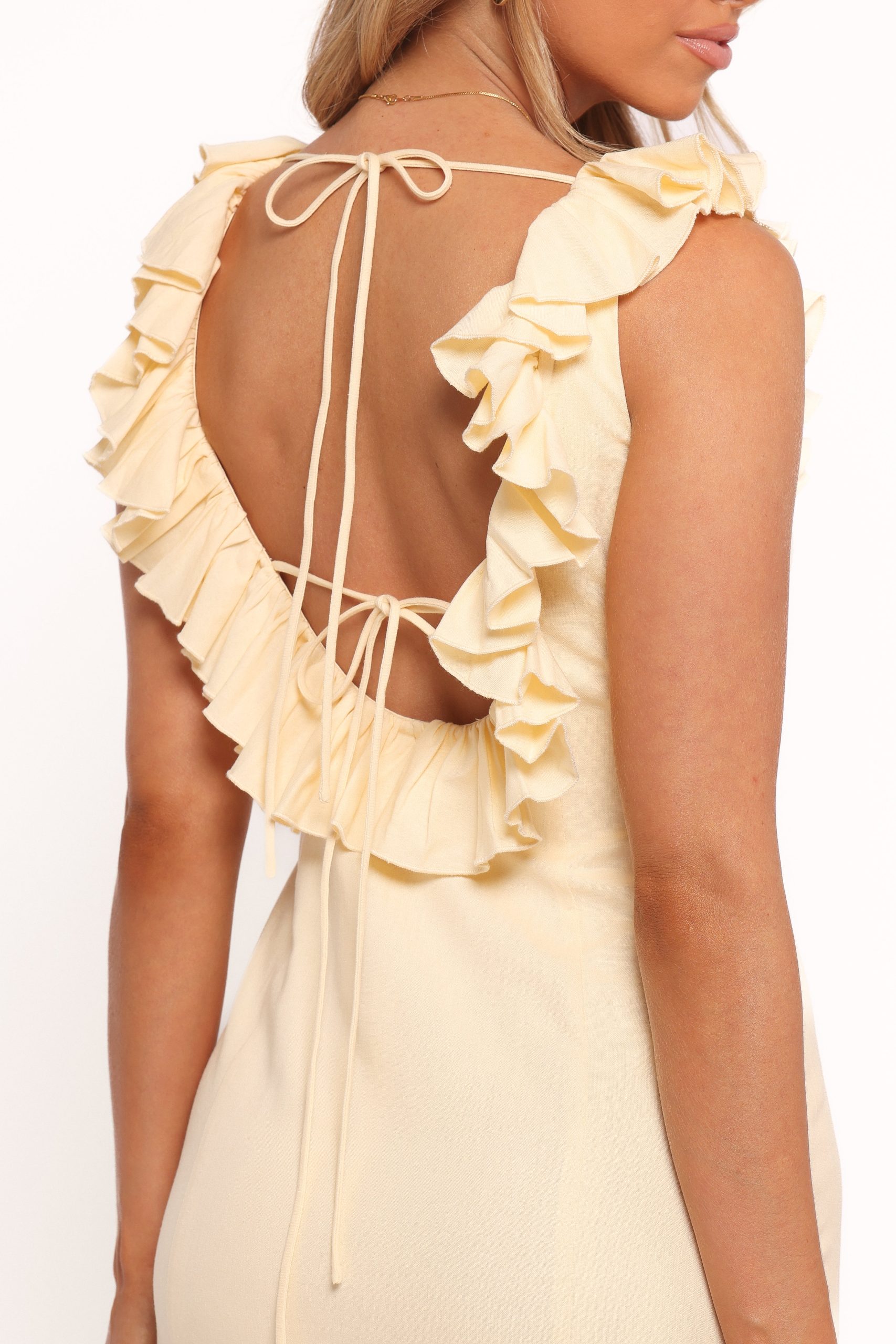 Brienne Maxi Dress - Butter Yellow - Image 4