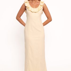 Brienne Maxi Dress - Butter Yellow