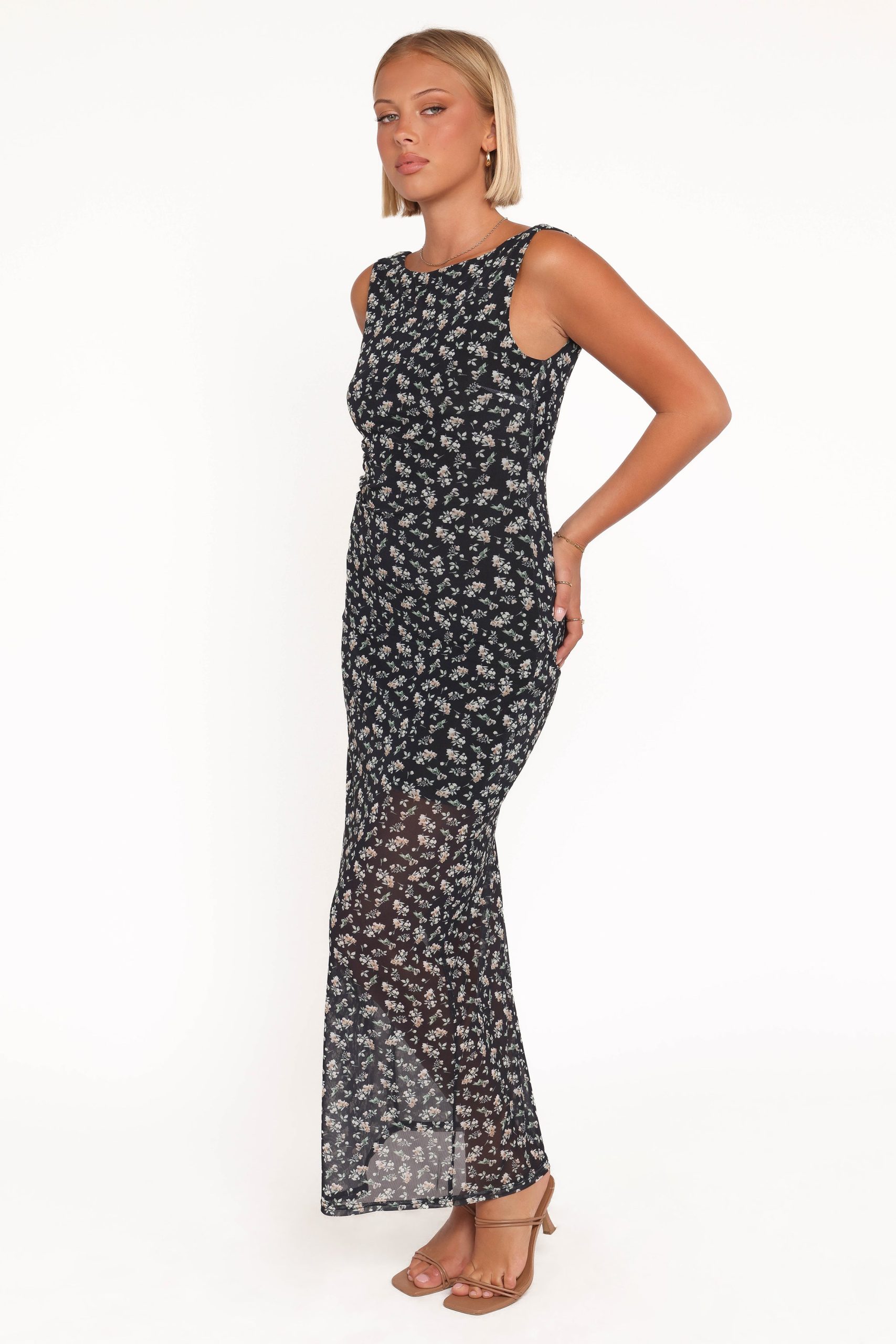Brissa Maxi Dress - Black Floral - Image 4