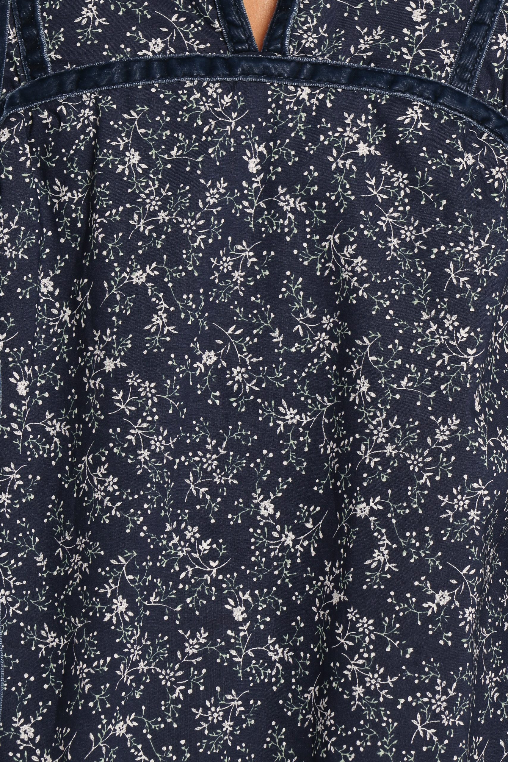 Brooklyn Mini Dress - Blue Floral - Image 11