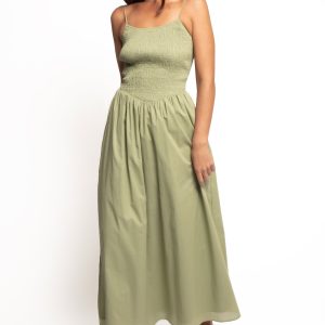 Cagnes Maxi Dress - Olive