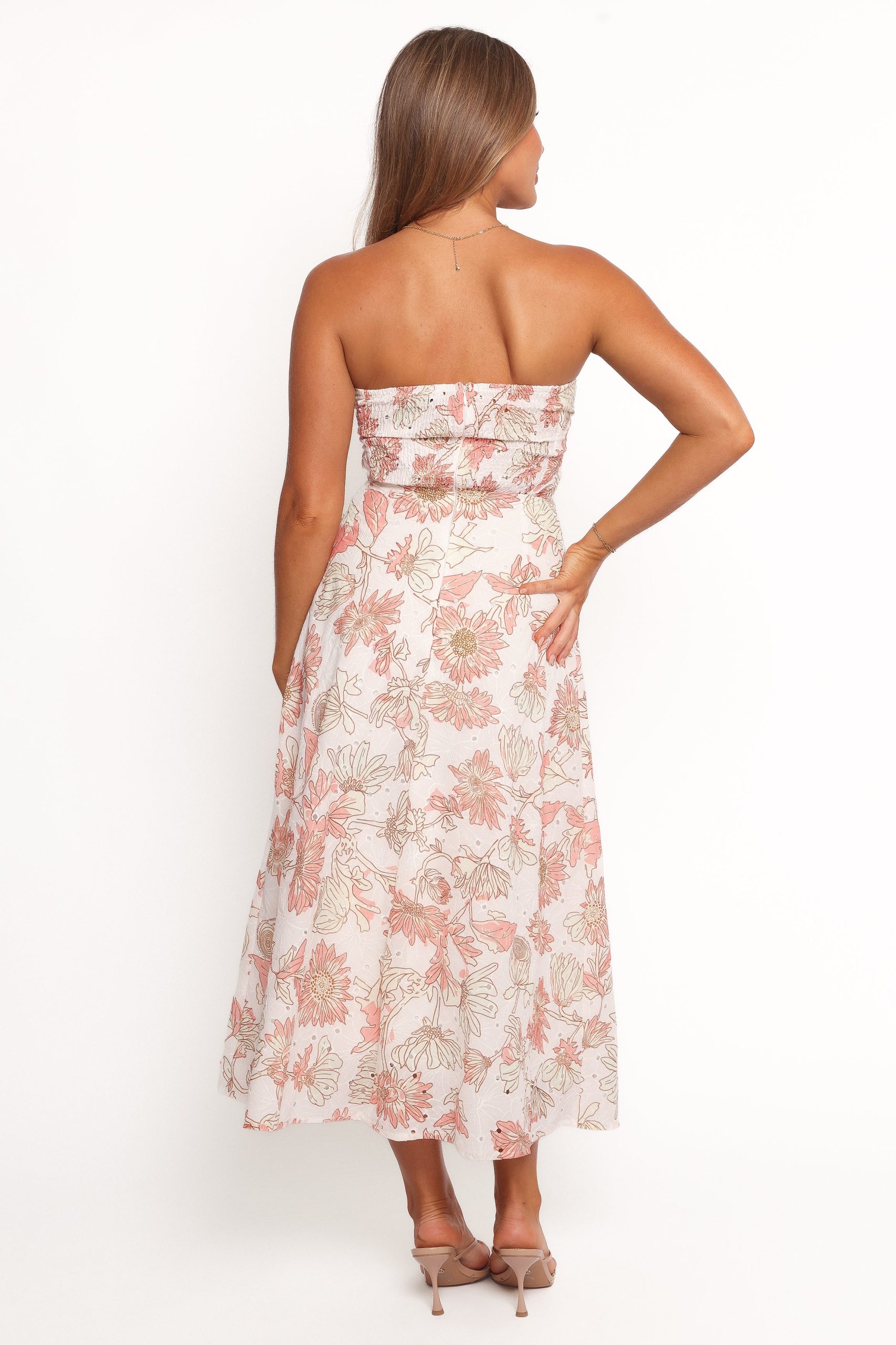 Calantha Maxi Dress - Pink Floral - Image 4