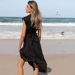 Cami Midi Dress - Black
