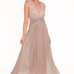 Cara Maxi Dress - Rose Gold