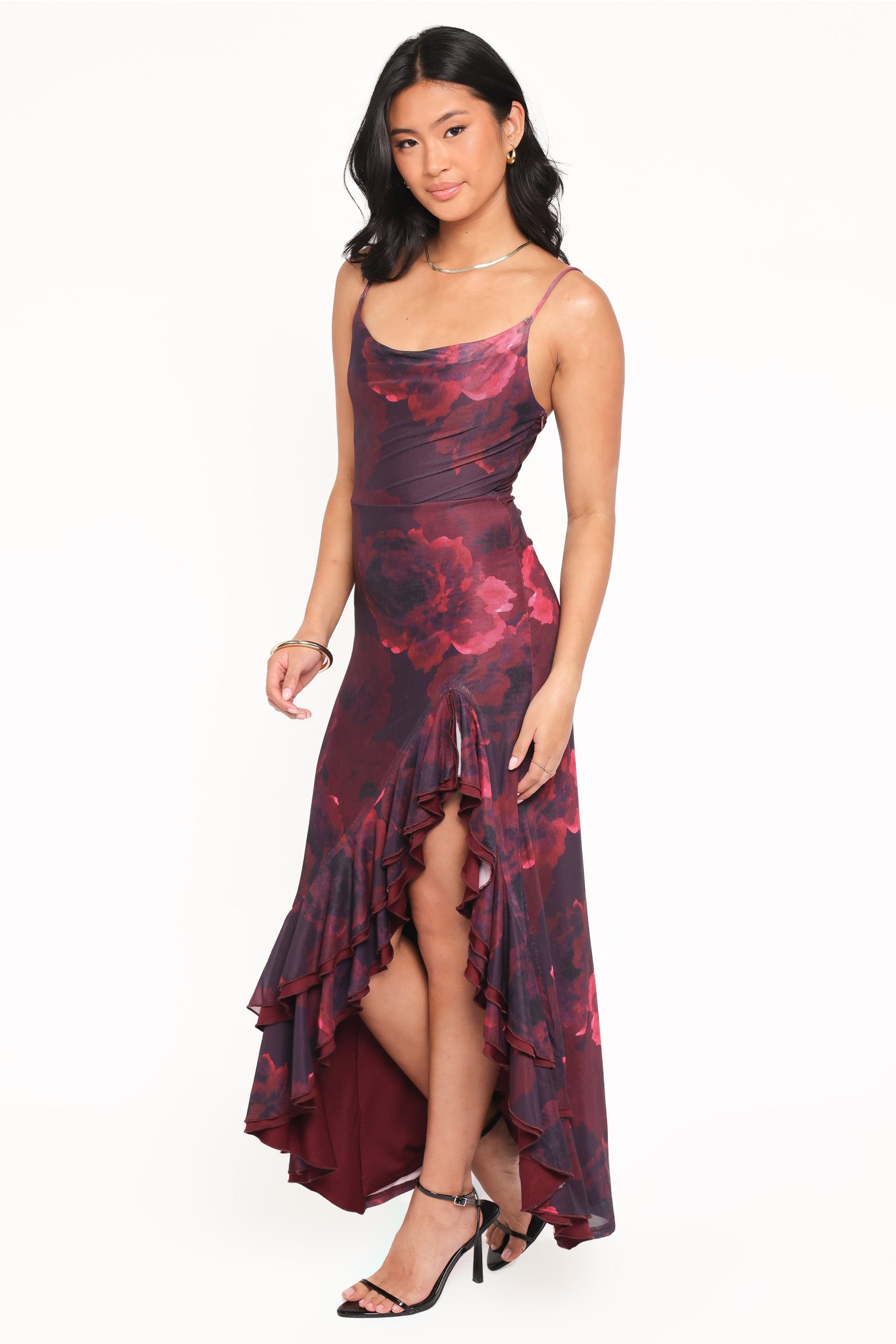 Carella Maxi Dress - Red Floral - Image 3