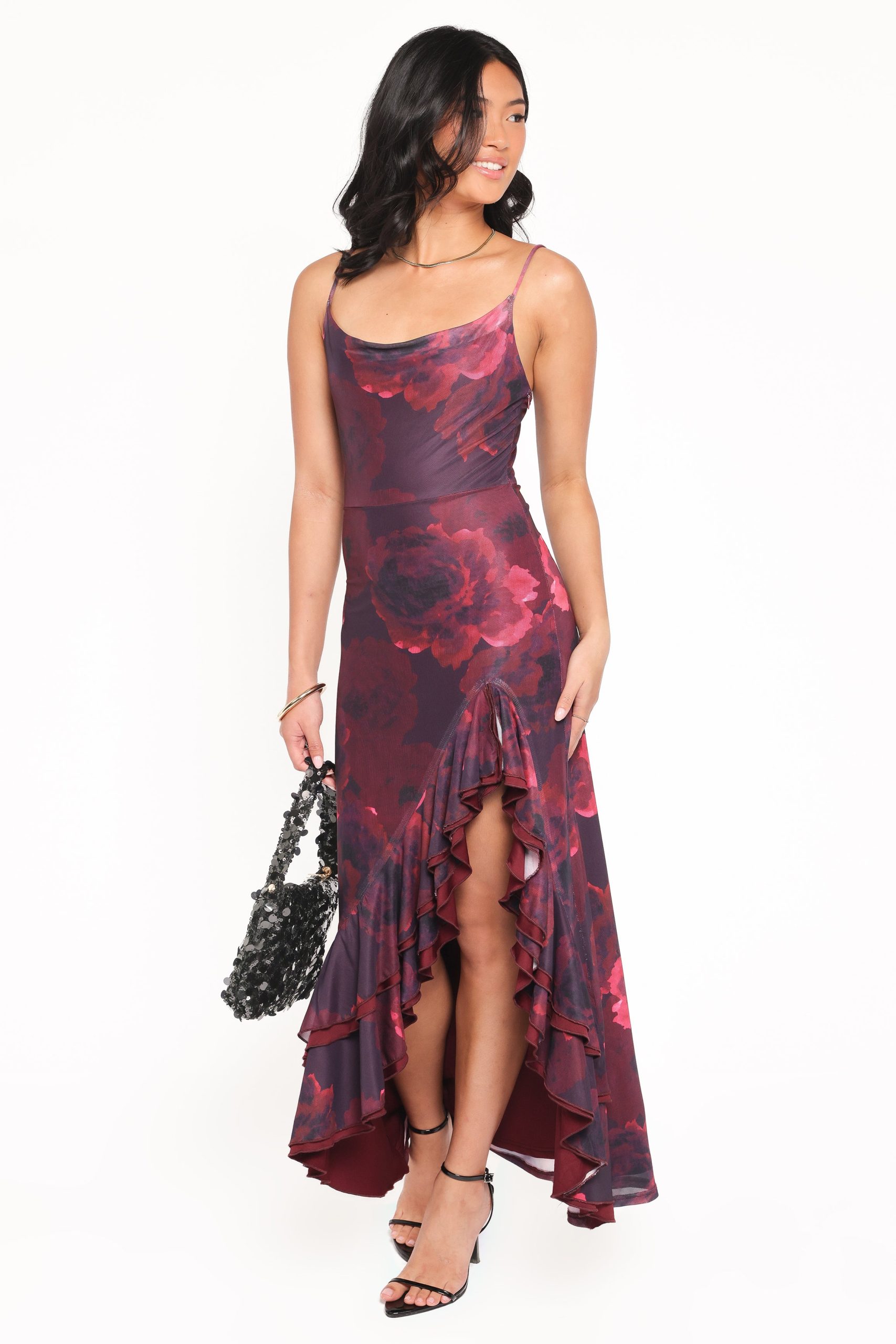 Carella Maxi Dress - Red Floral - Image 5