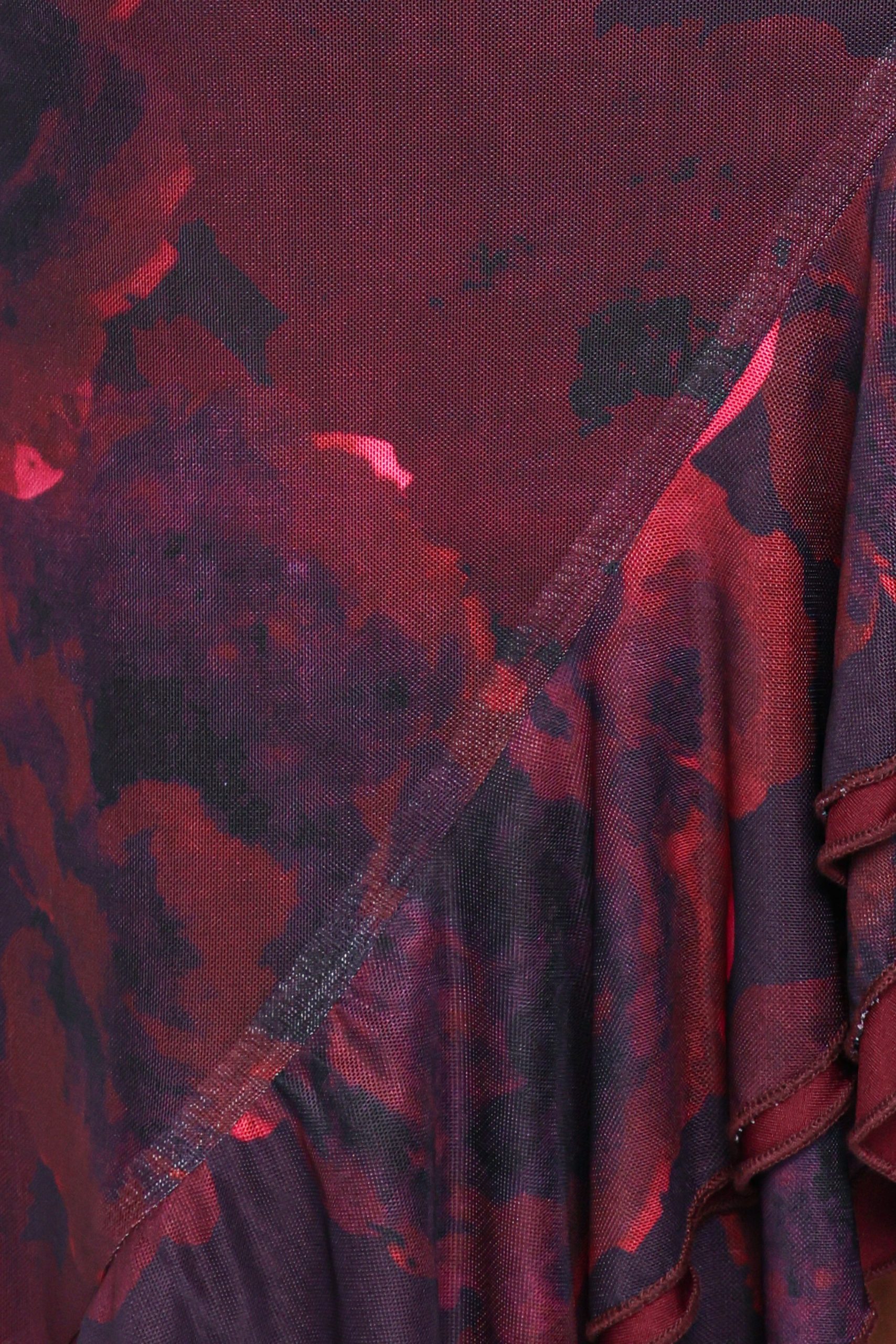 Carella Maxi Dress - Red Floral - Image 7