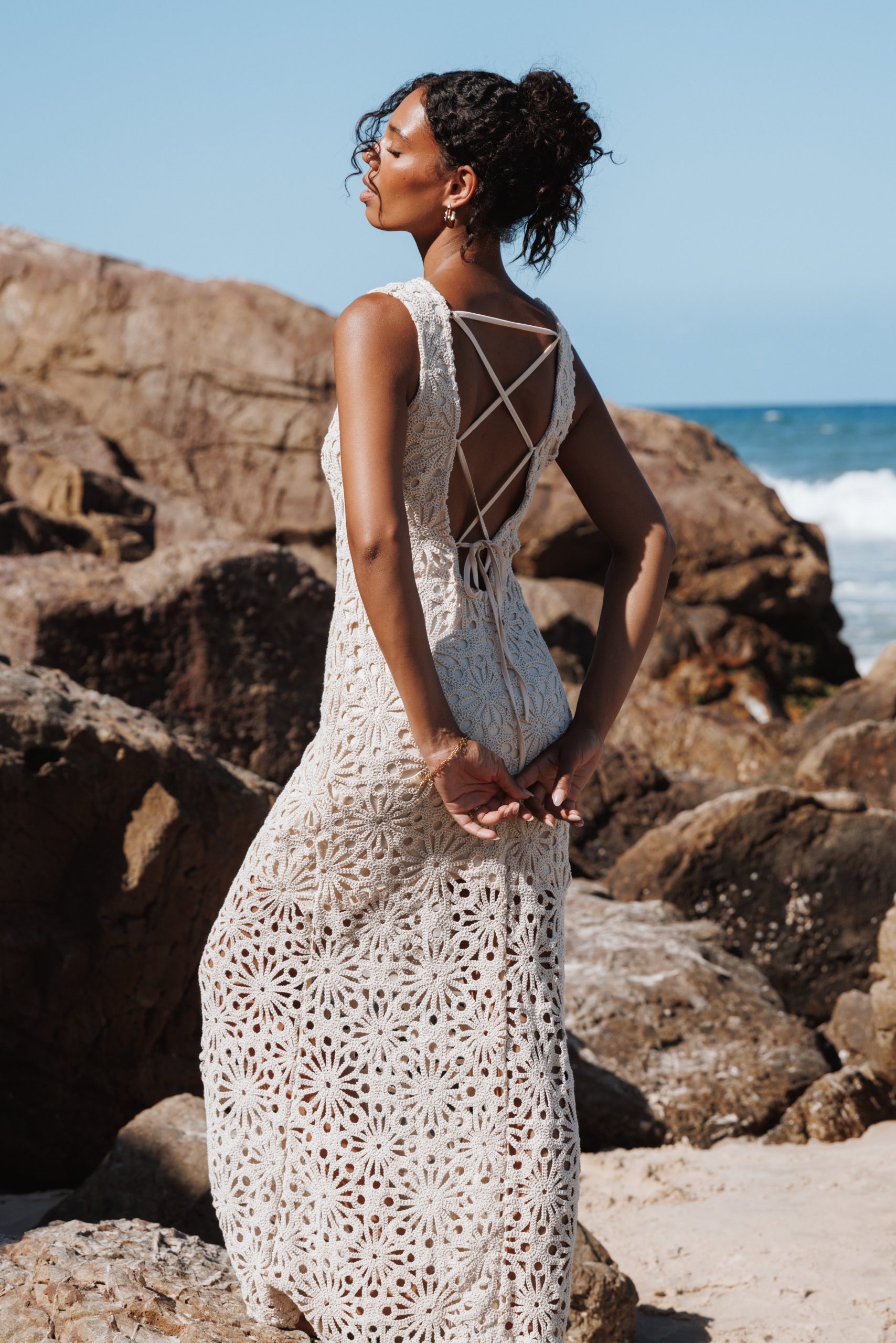 Carlene Maxi Dress - Natural - Image 8