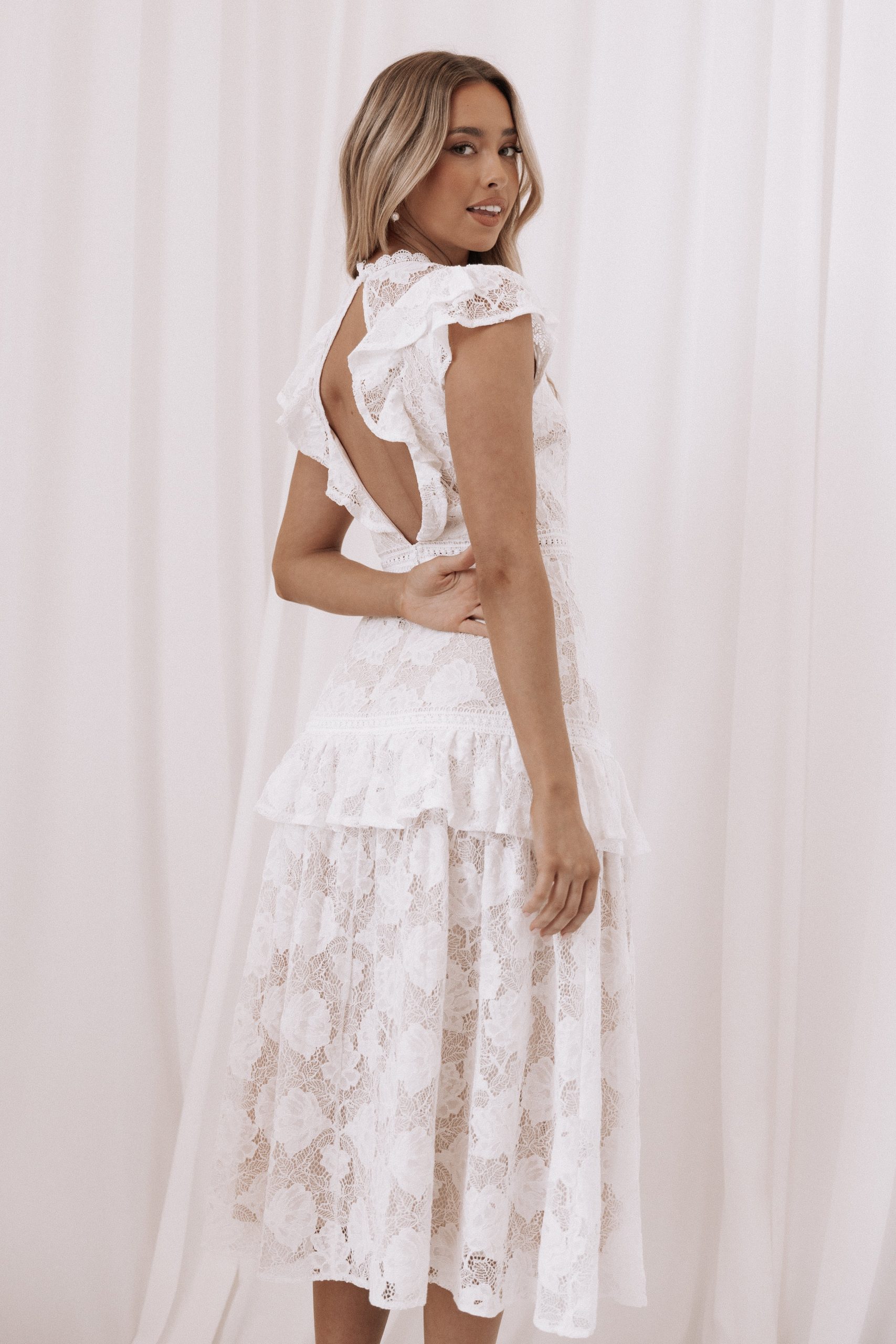 Carol Maxi Dress - White - Image 2