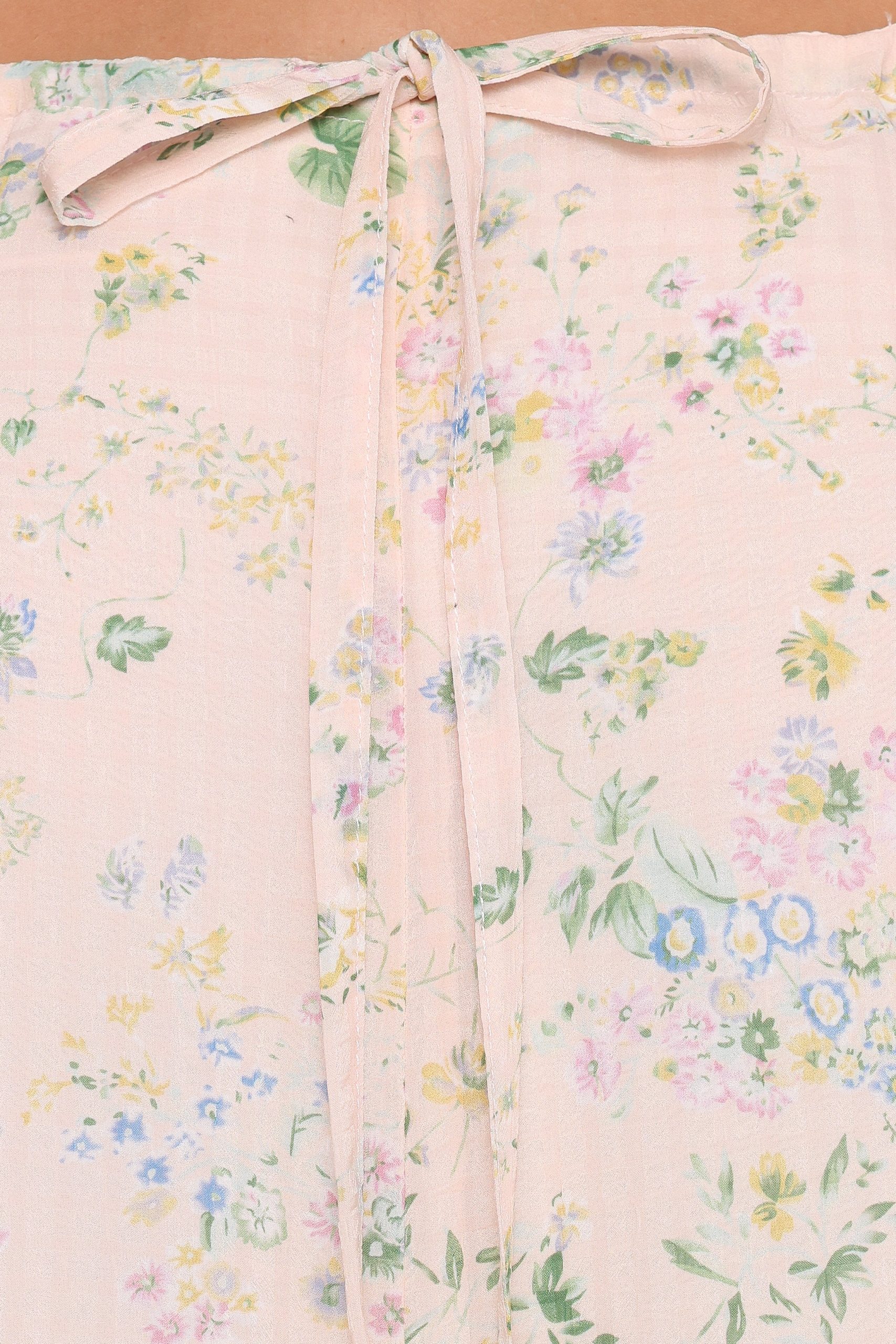 Caroline Maxi Dress - Pastel Pink Floral - Image 6