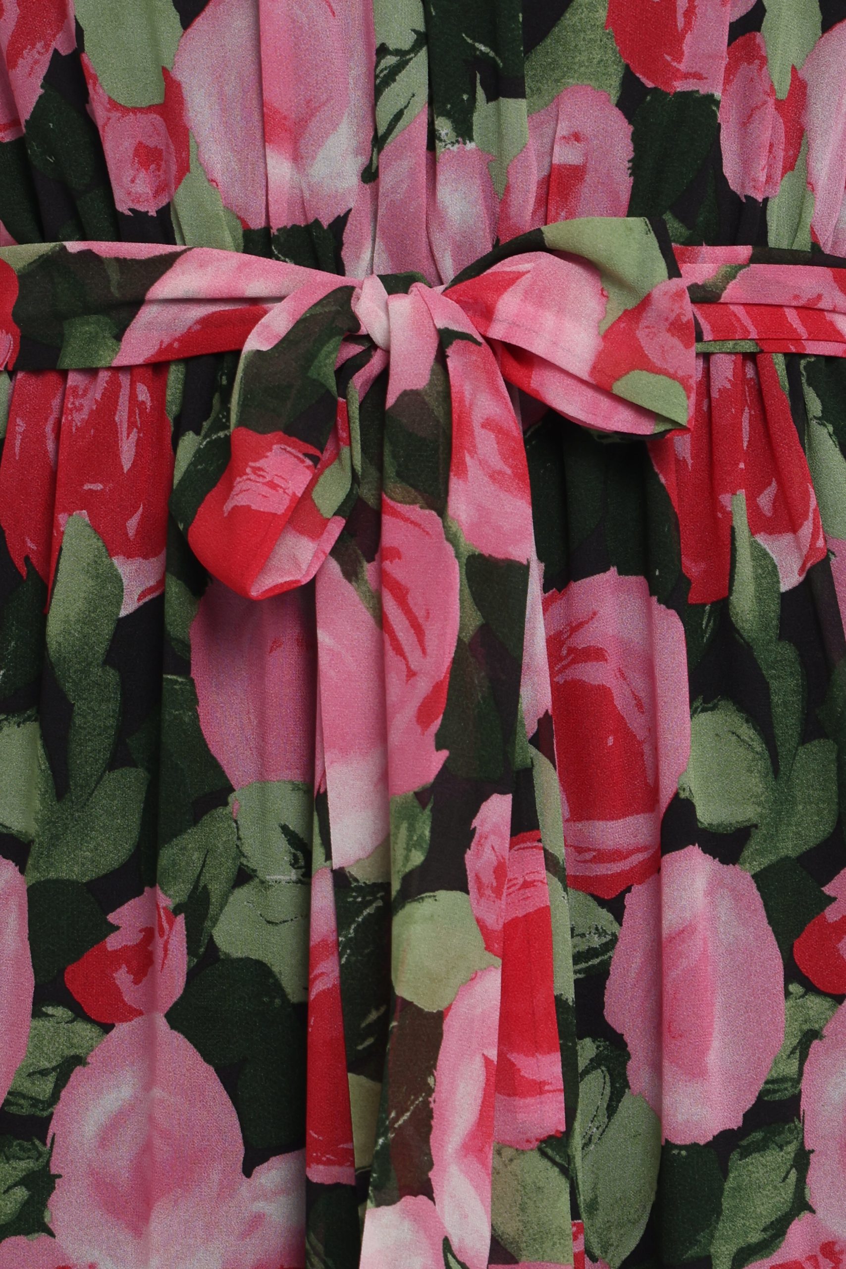 Caroline Maxi Halter Dress - Black Floral - Image 5