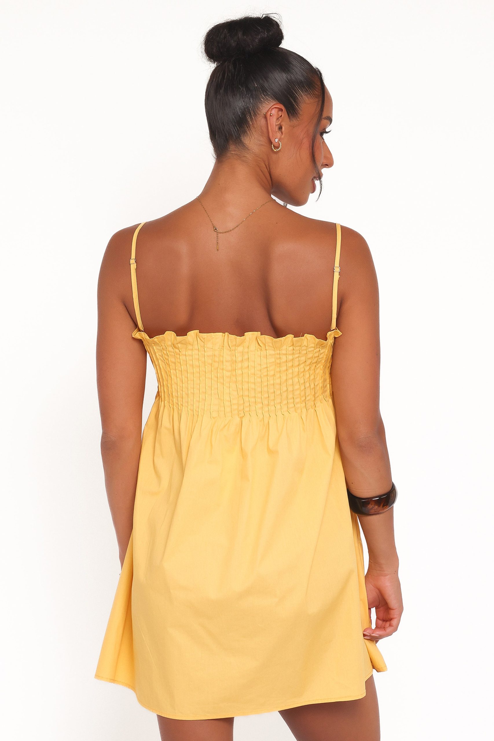 Carson Pleated Mini Dress - Mango - Image 5