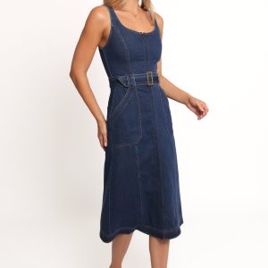 Carys Midi Dress - Denim