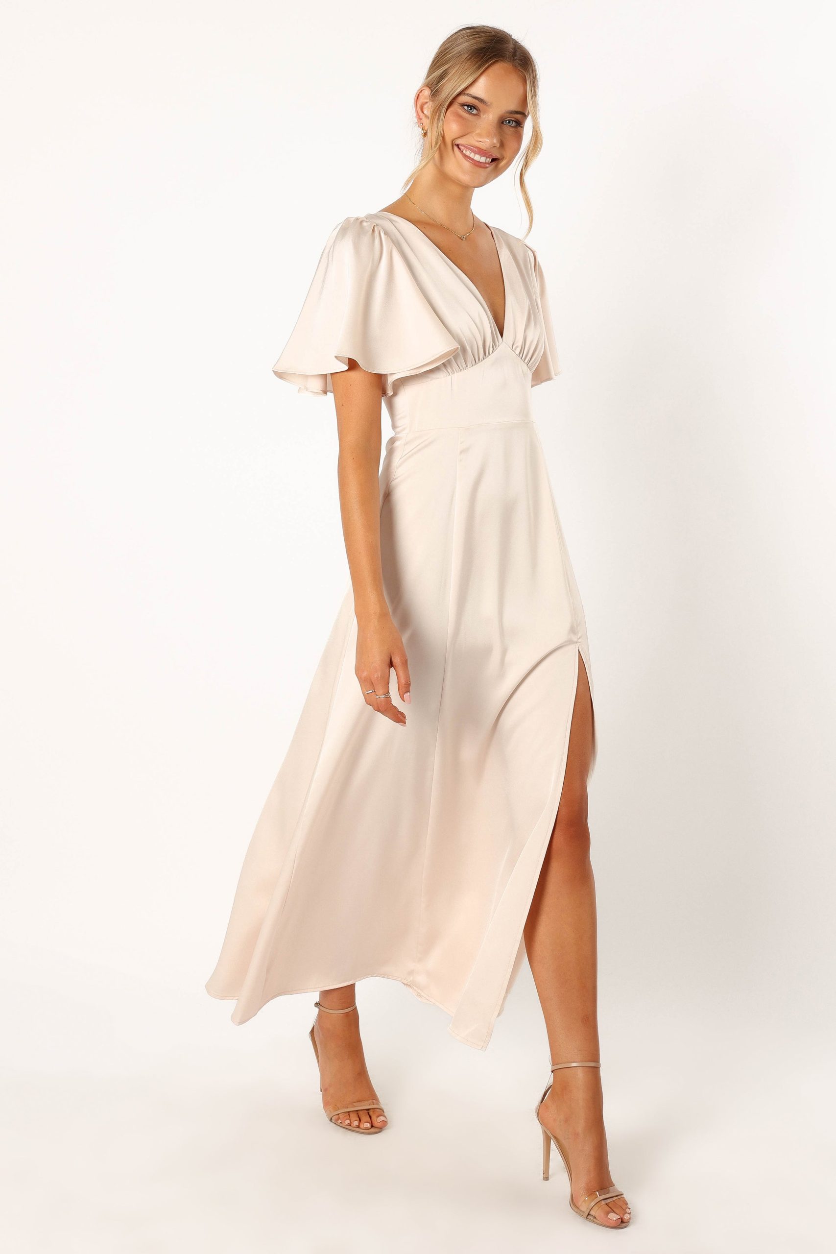Casper Maxi Dress - Pearl - Image 8