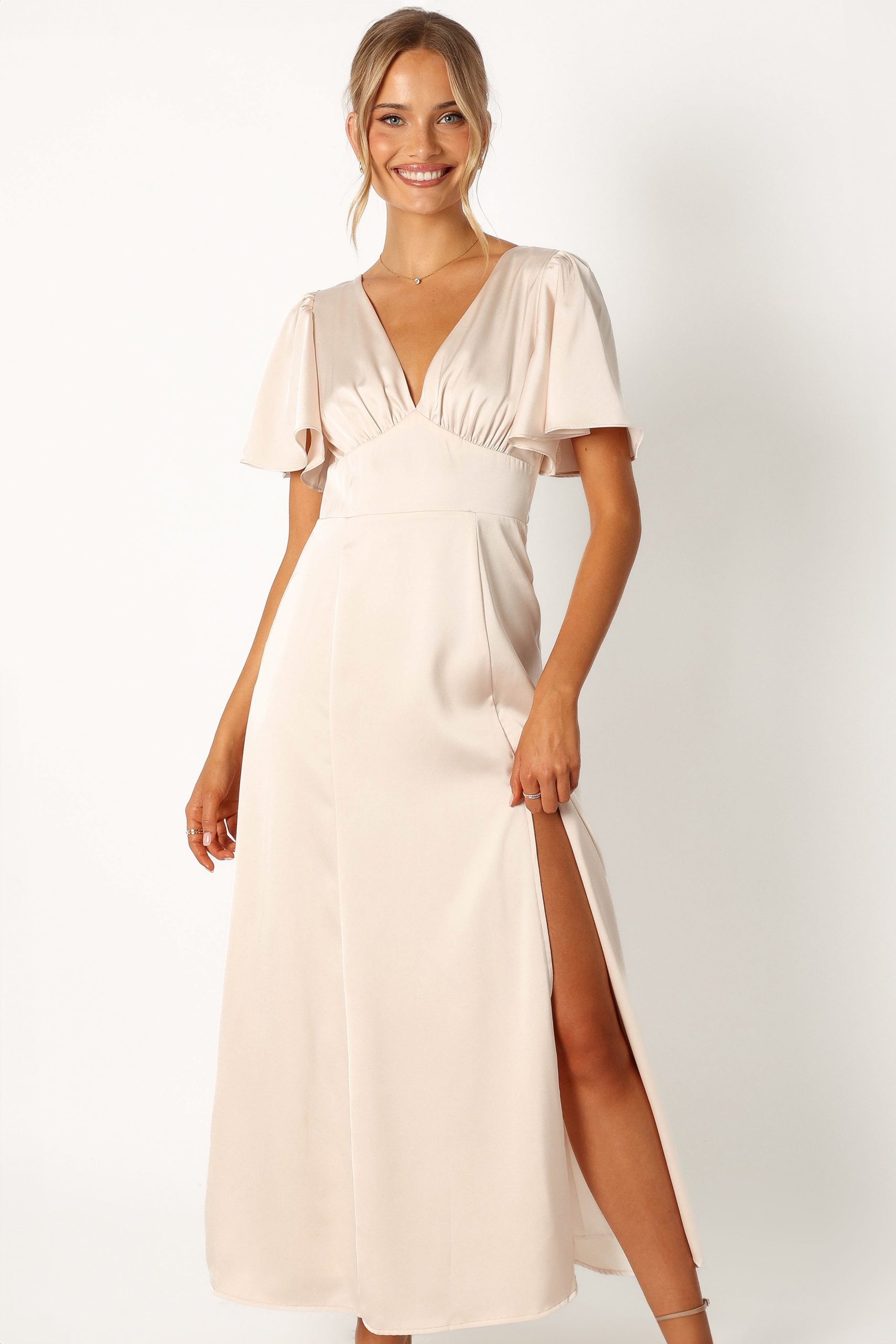 Casper Maxi Dress - Pearl - Image 3