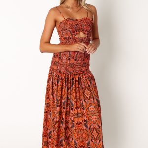 Cecil Midi Dress - Harvest Moon