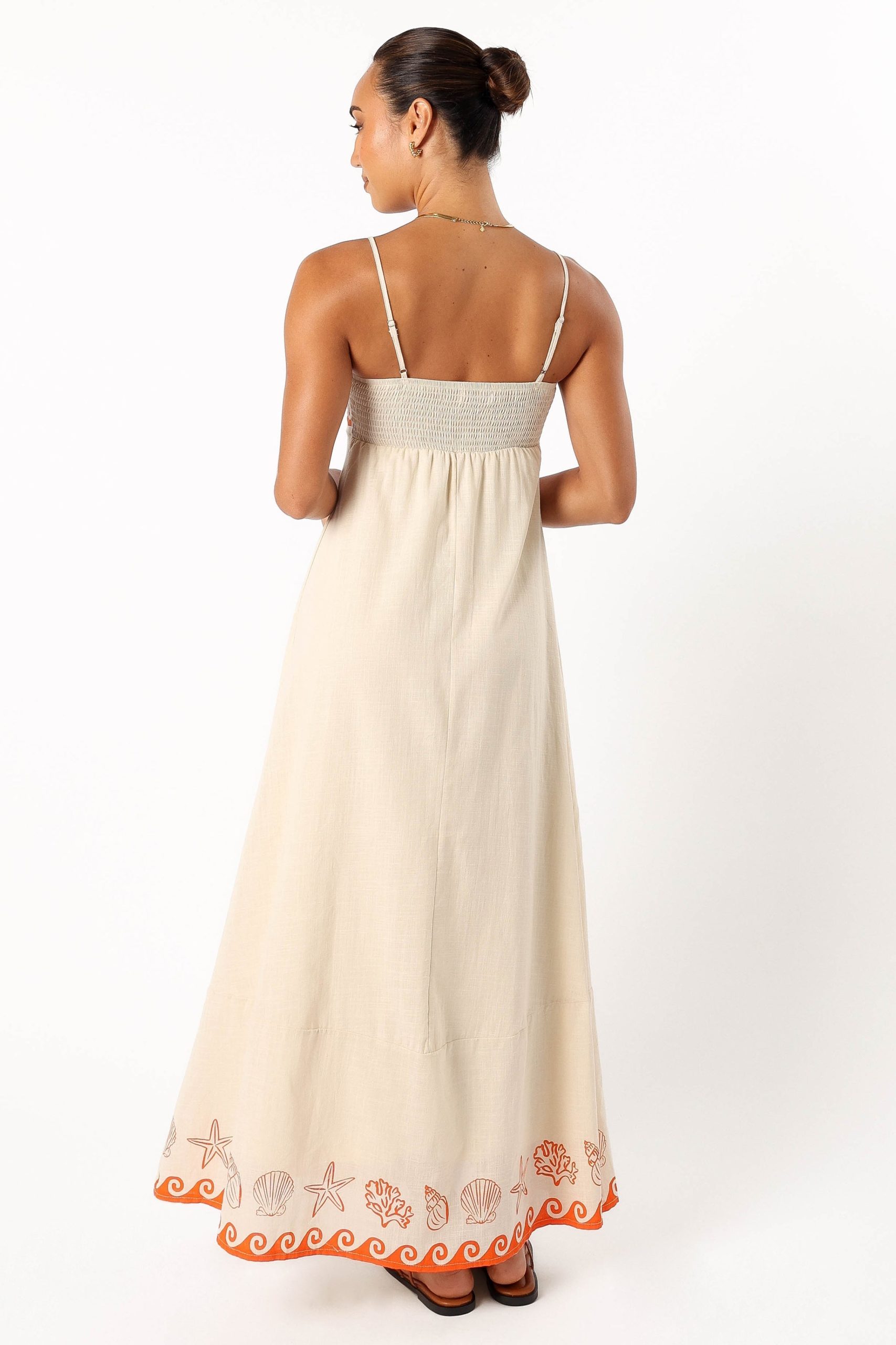 Ceecee Maxi Dress - Beige - Image 6