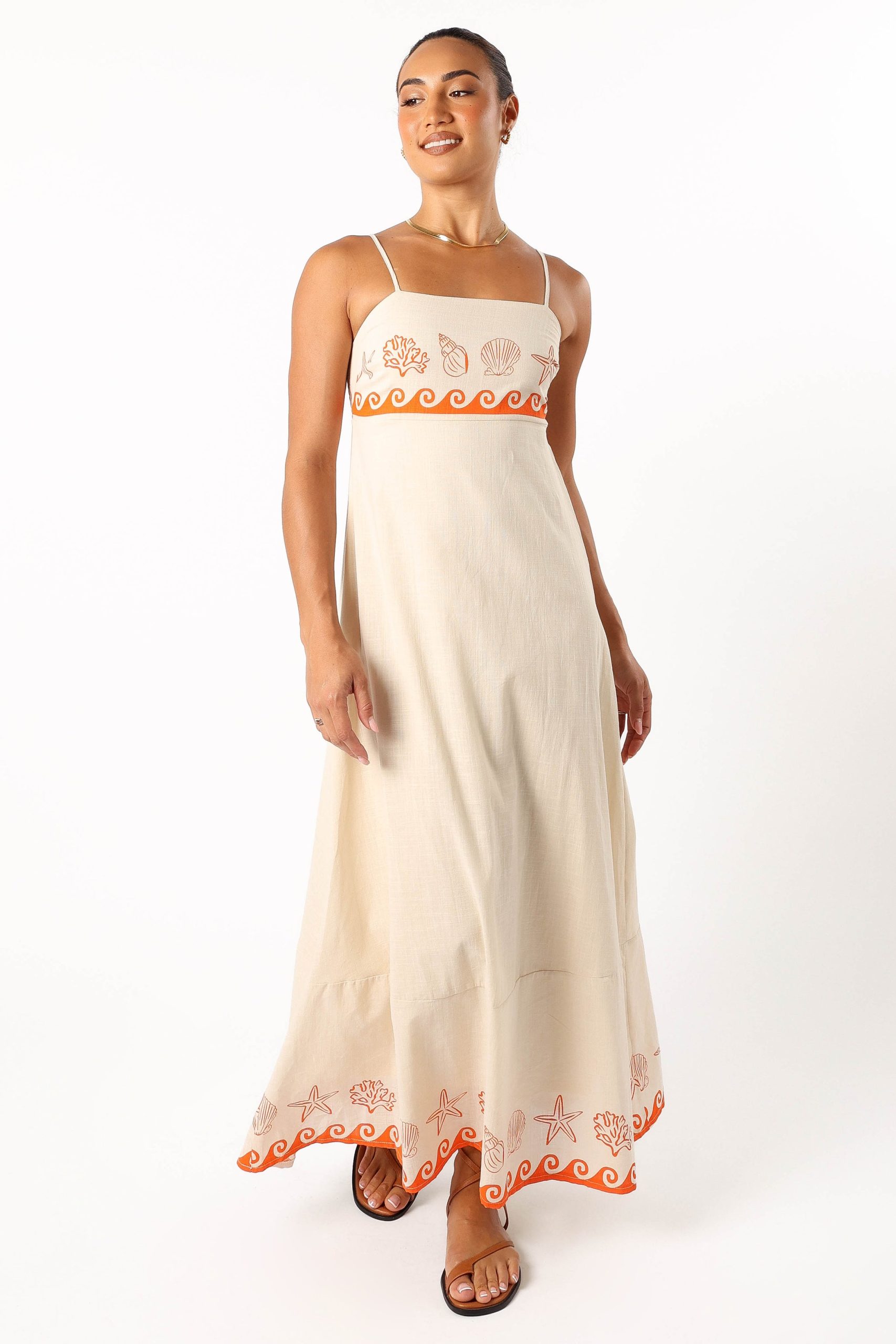 Ceecee Maxi Dress - Beige - Image 4