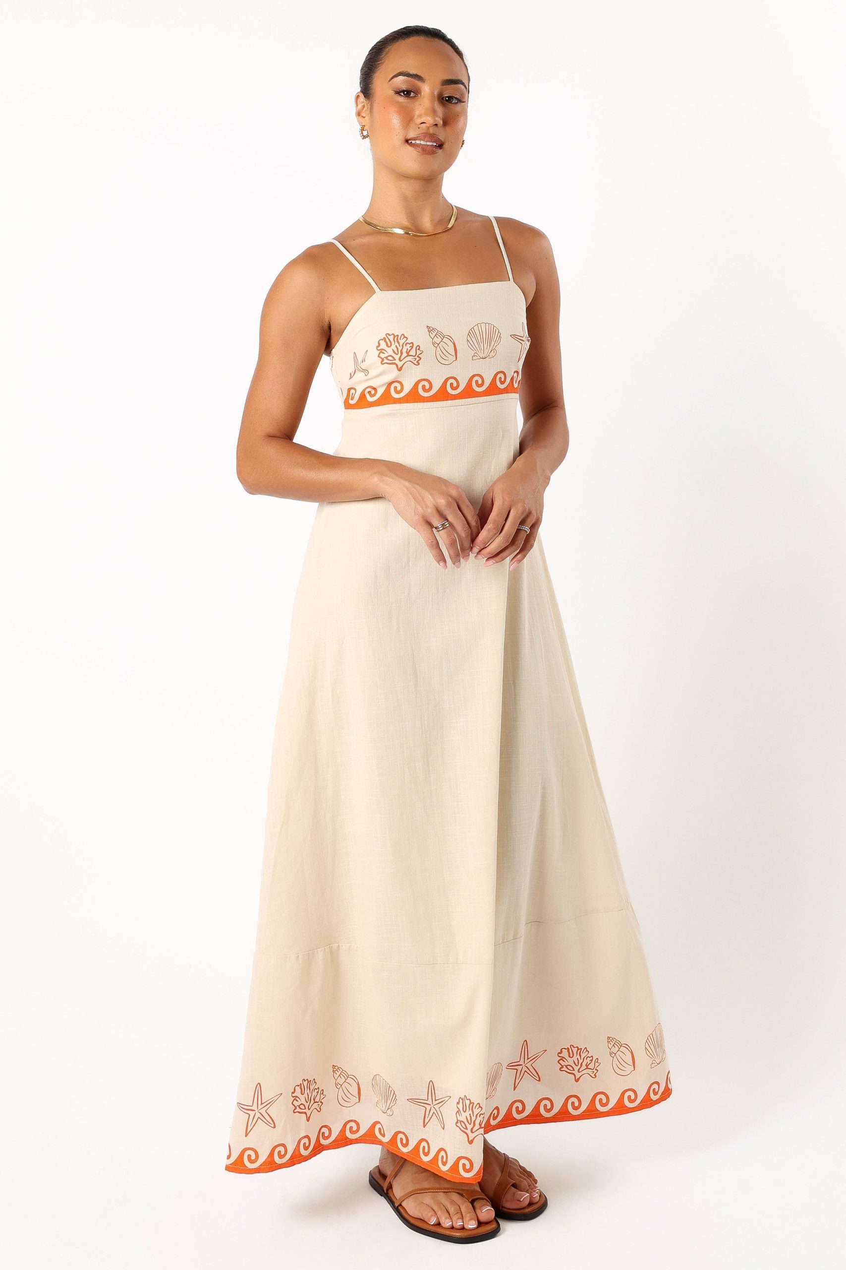 Ceecee Maxi Dress - Beige - Image 7